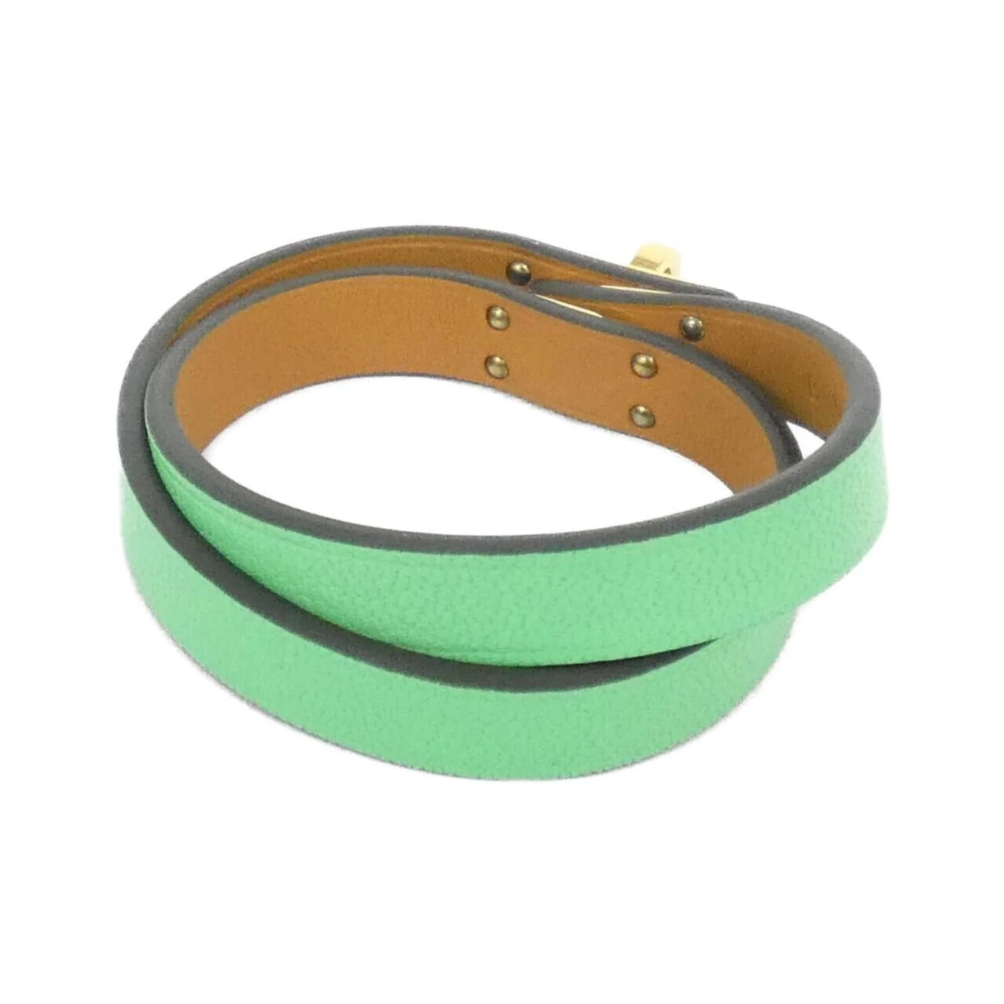 Mini Kelly Double Tour Bracelet Green - Image 2