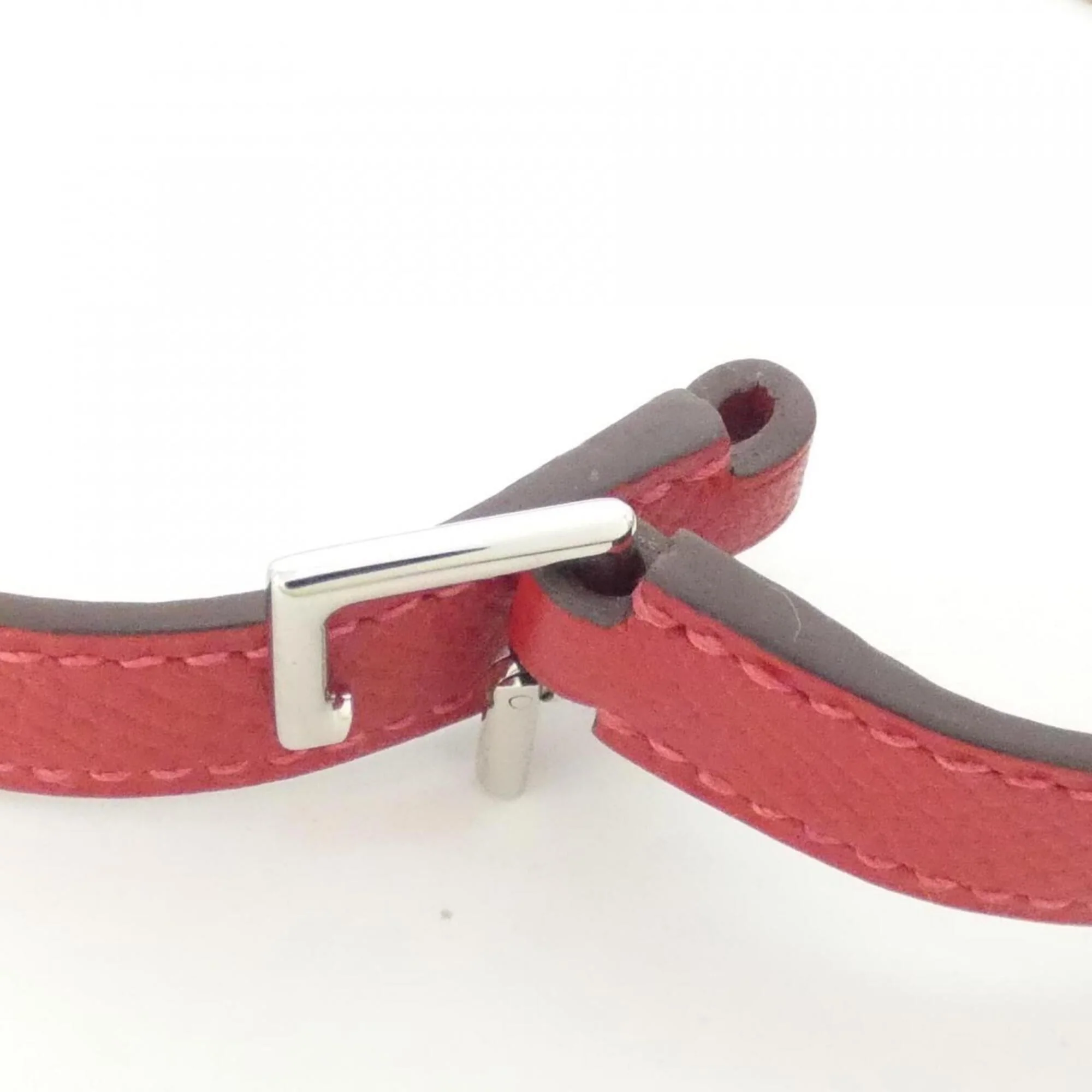 Rivale Double Tour Bracelet Epsom Leather Rouge Casaque - Image 6