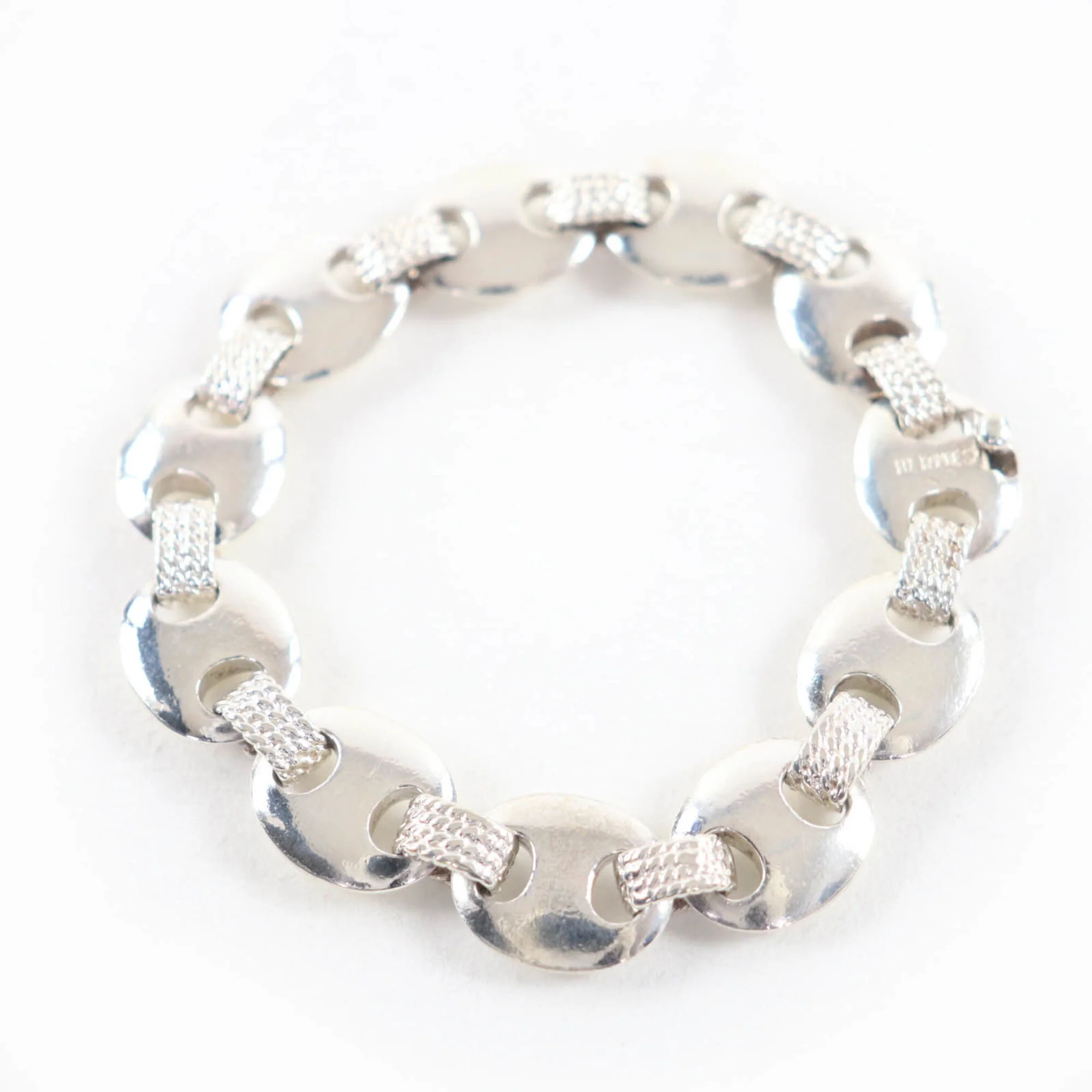 Vintage Chloris Bangle Sterling Silver Bracelet - Image 2