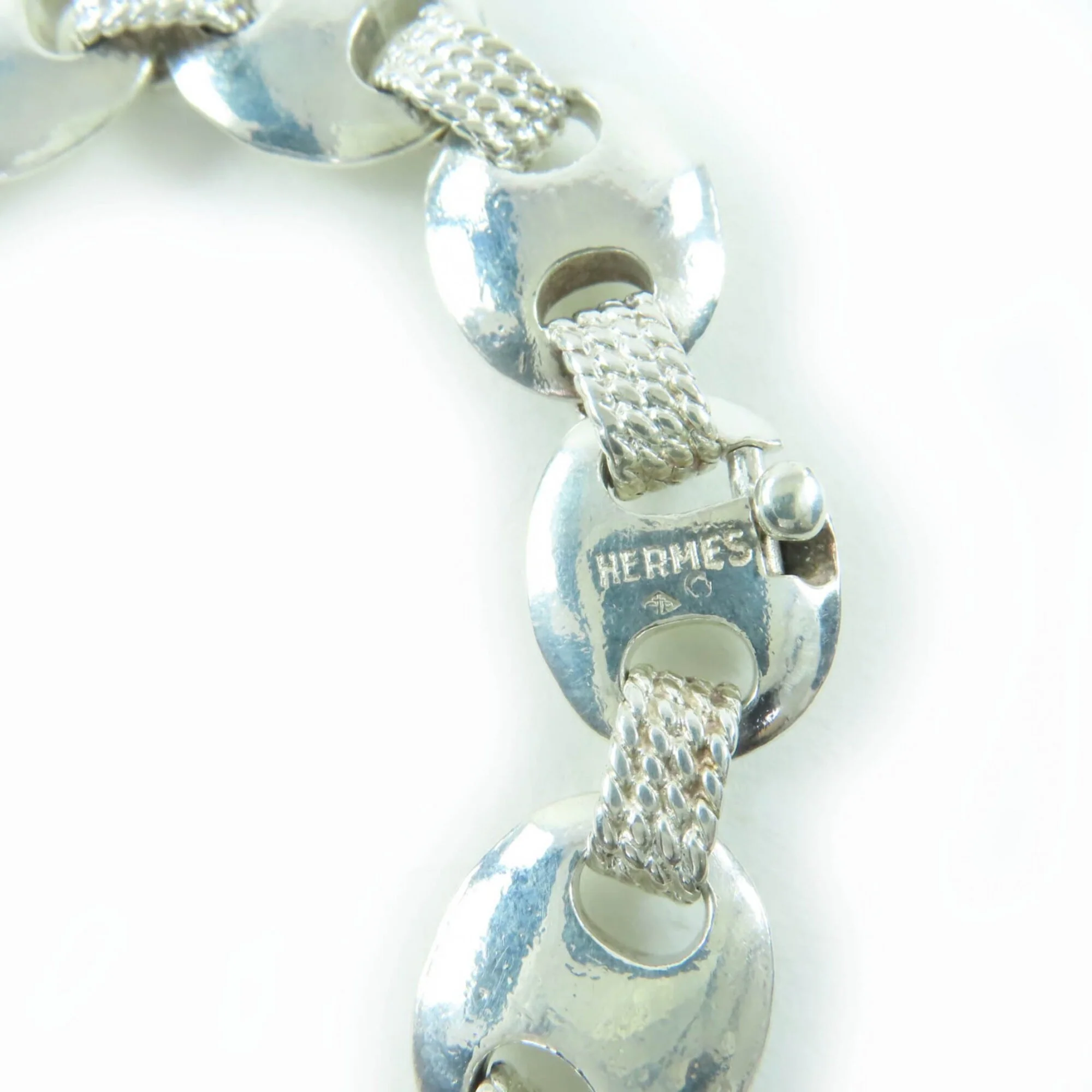 Vintage Chloris Bangle Sterling Silver Bracelet - Image 4