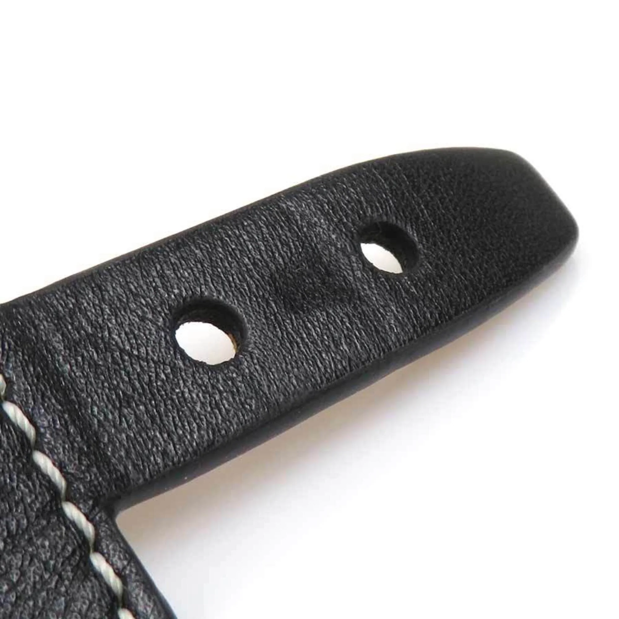 Bracelet Leather and Metal Black and Silver - Image 9