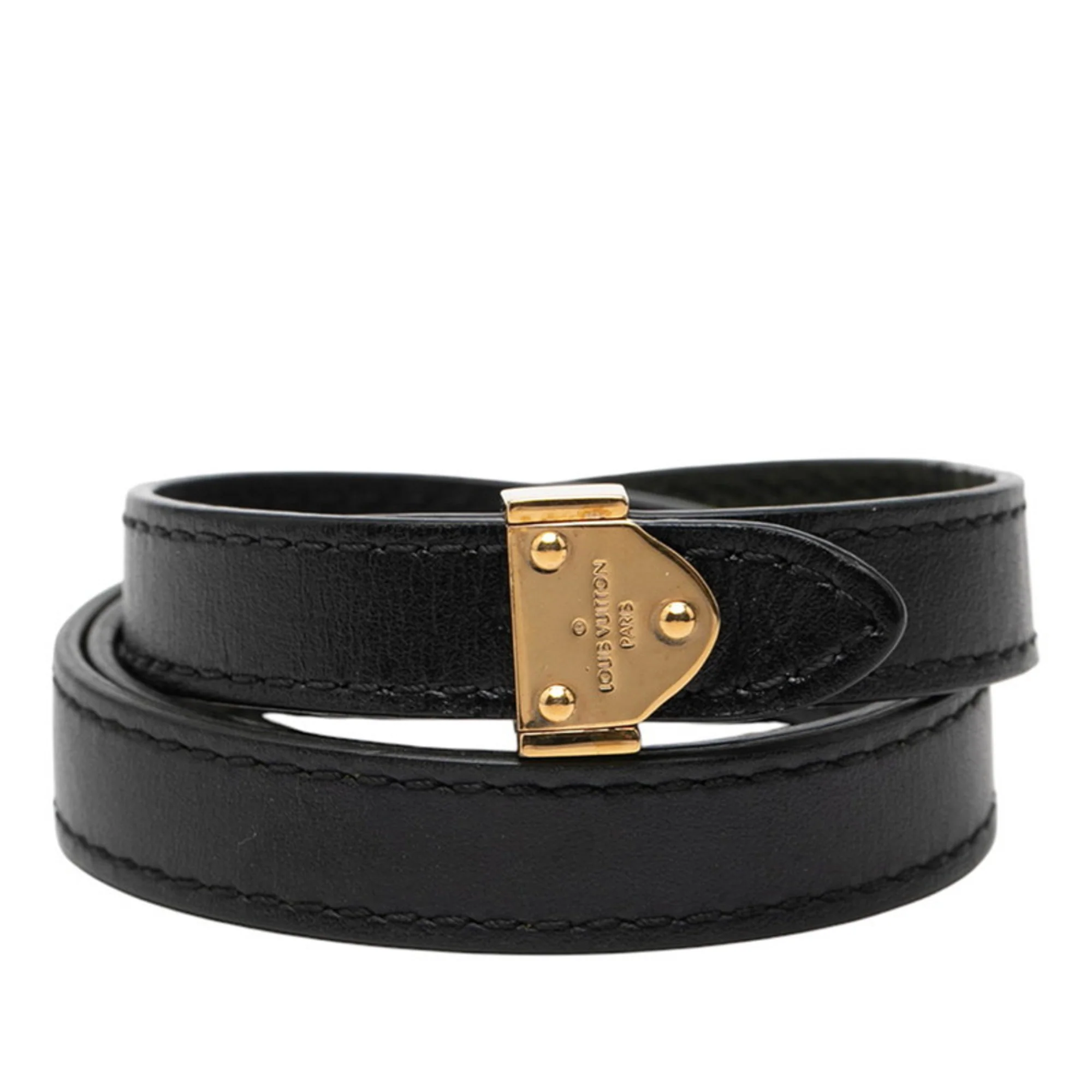 Bracelet Black Leather