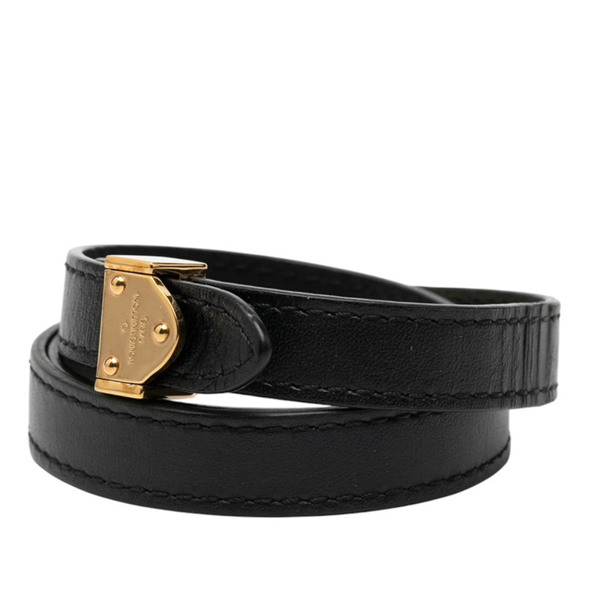 Bracelet Black Leather - Image 2