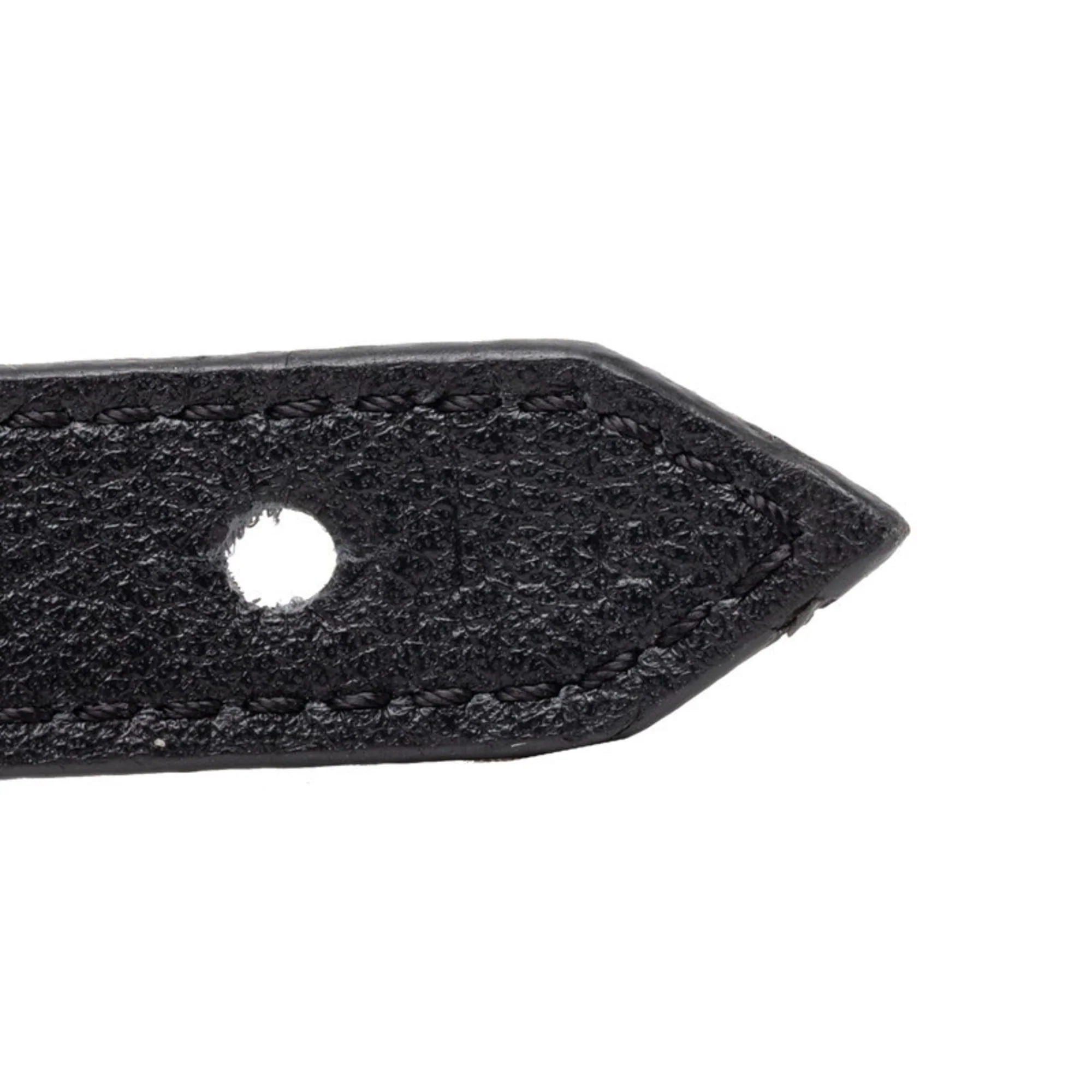 Bracelet Leather Black and Gold - Image 5