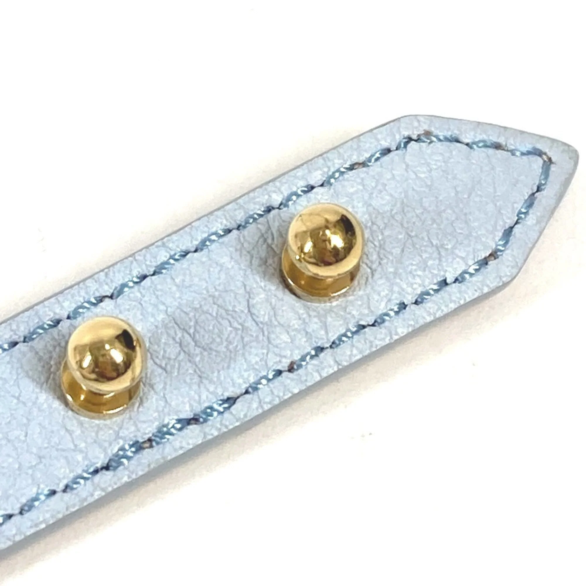 Bracelet Leather Light Blue - Image 6