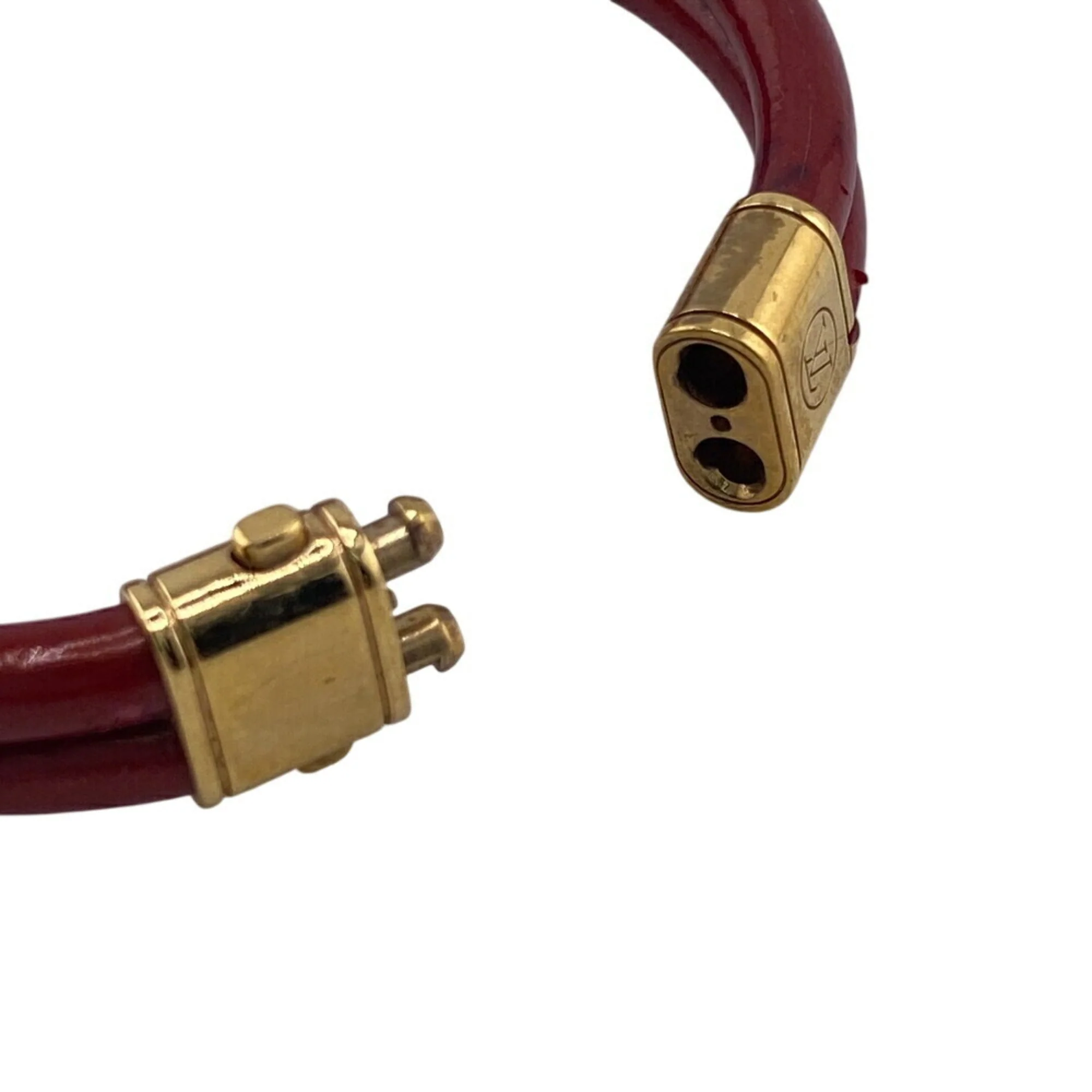 Bracelet Patent Leather Amarante - Image 7