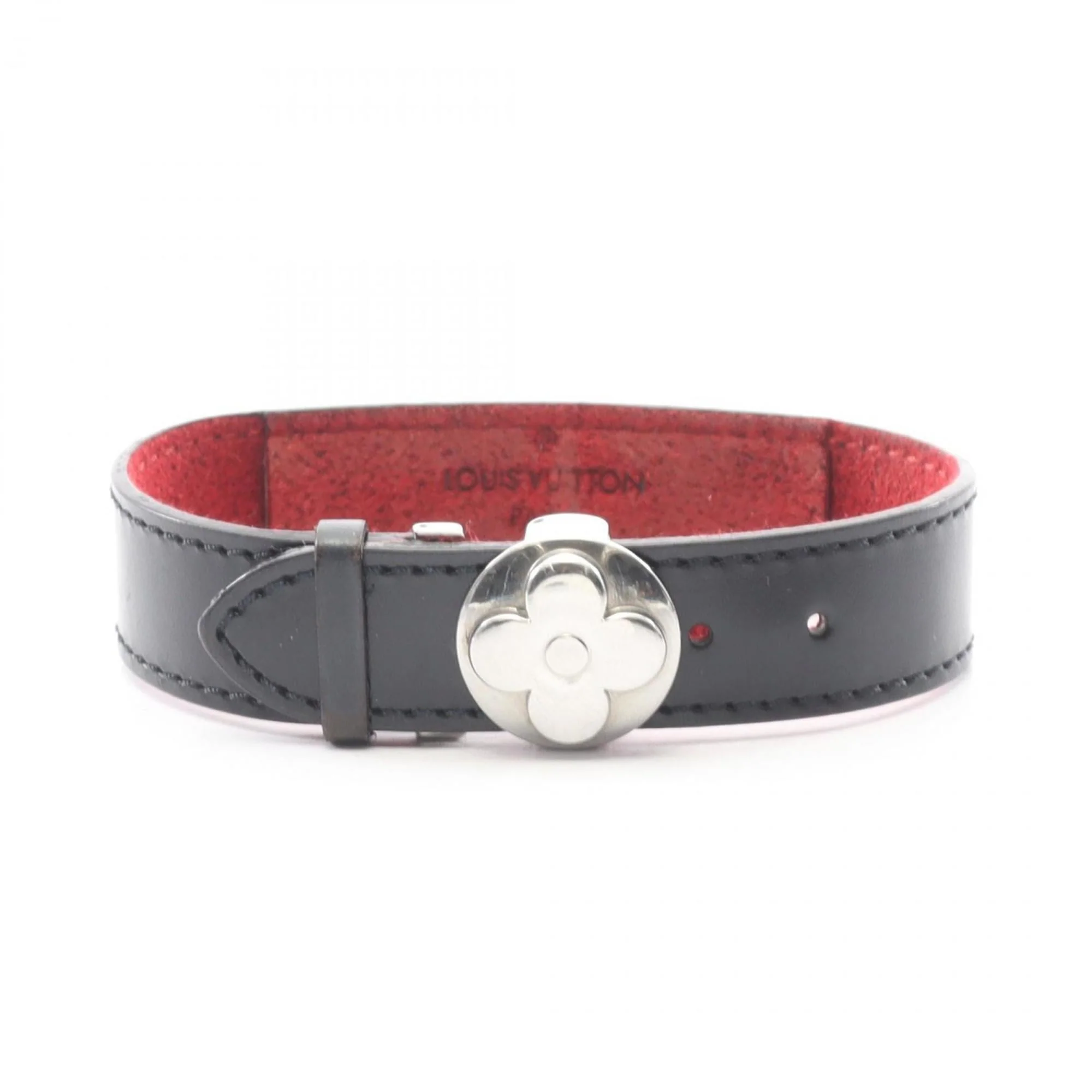 Charm Bracelet Leather and Stainless Steel