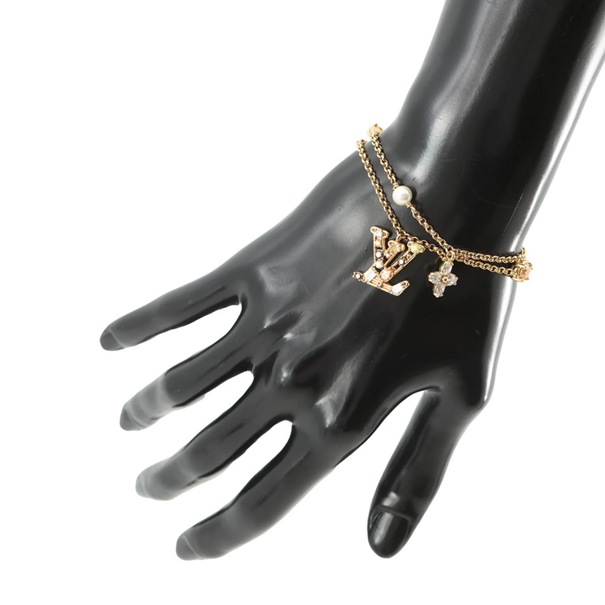 Charm Bracelet Metal and Rhinestone - Image 4