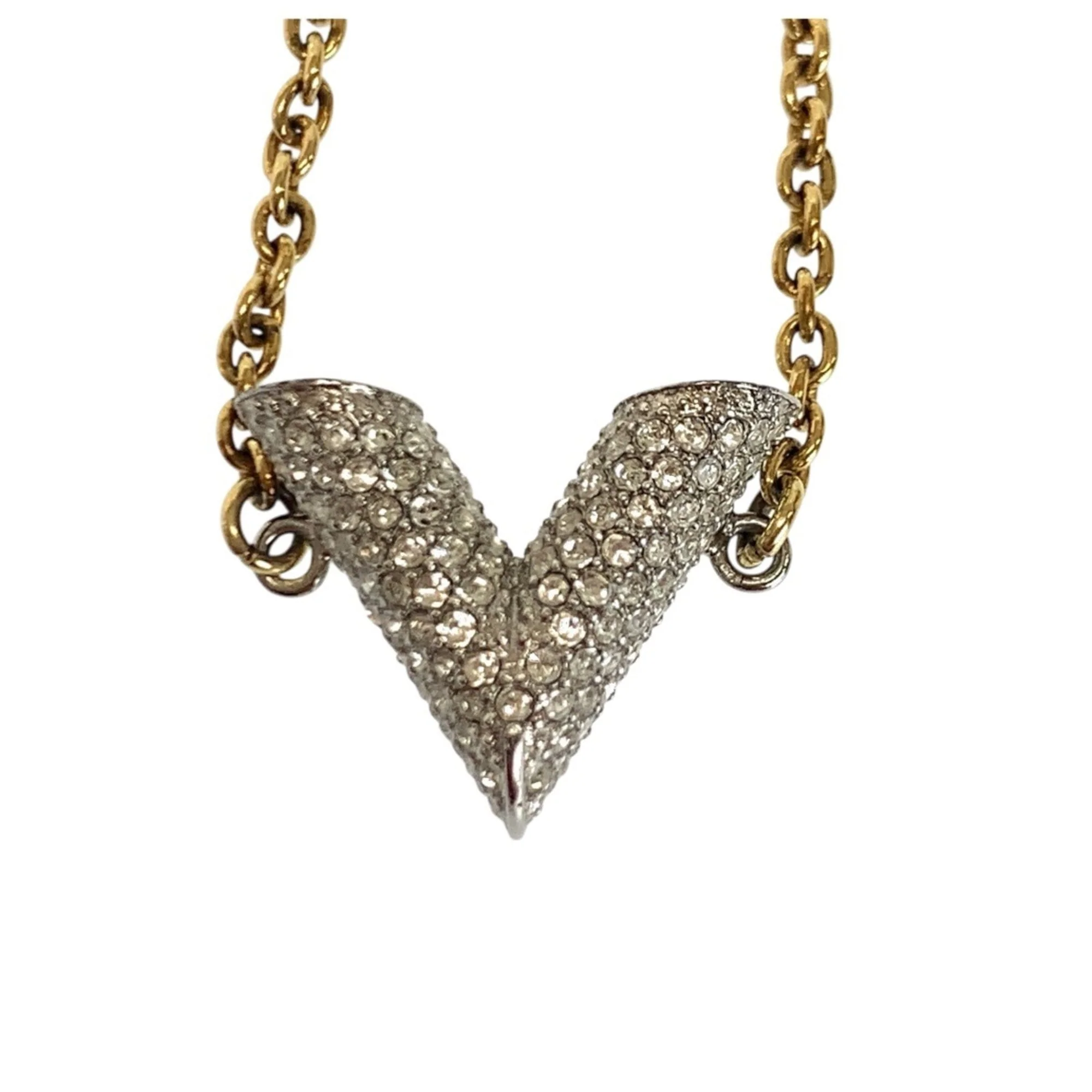 Essential V Bracelet Metal and Crystals - Image 3