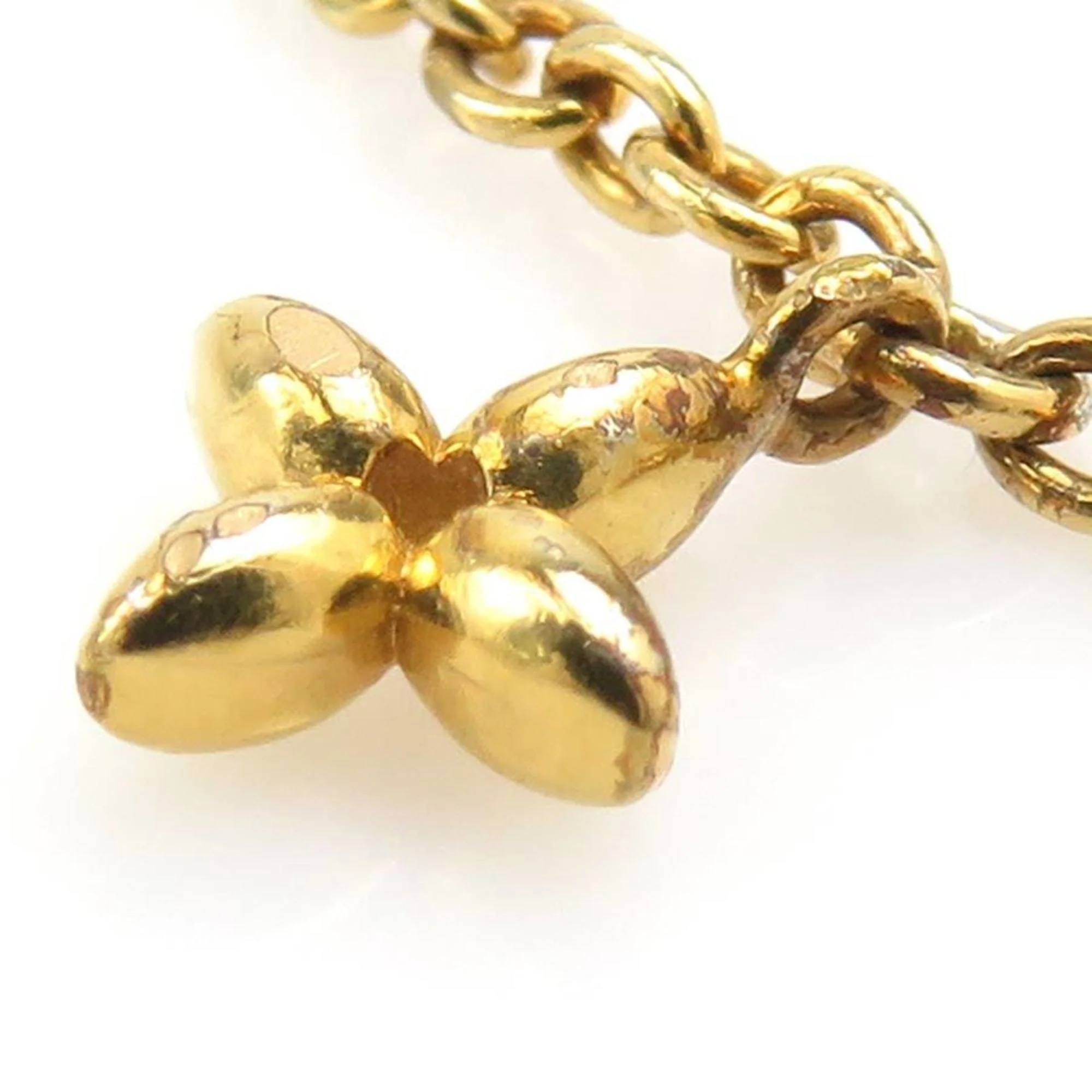 Metal and Rhinestone Bracelet Gold - Image 5