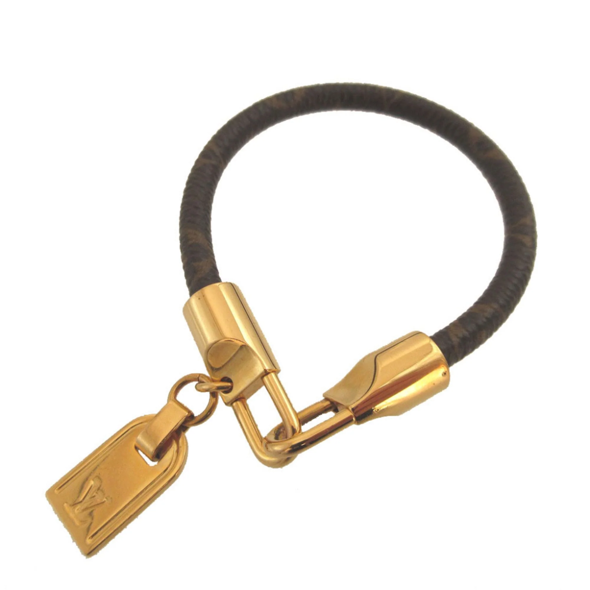 Monogram Bracelet Brown and Gold - Image 3