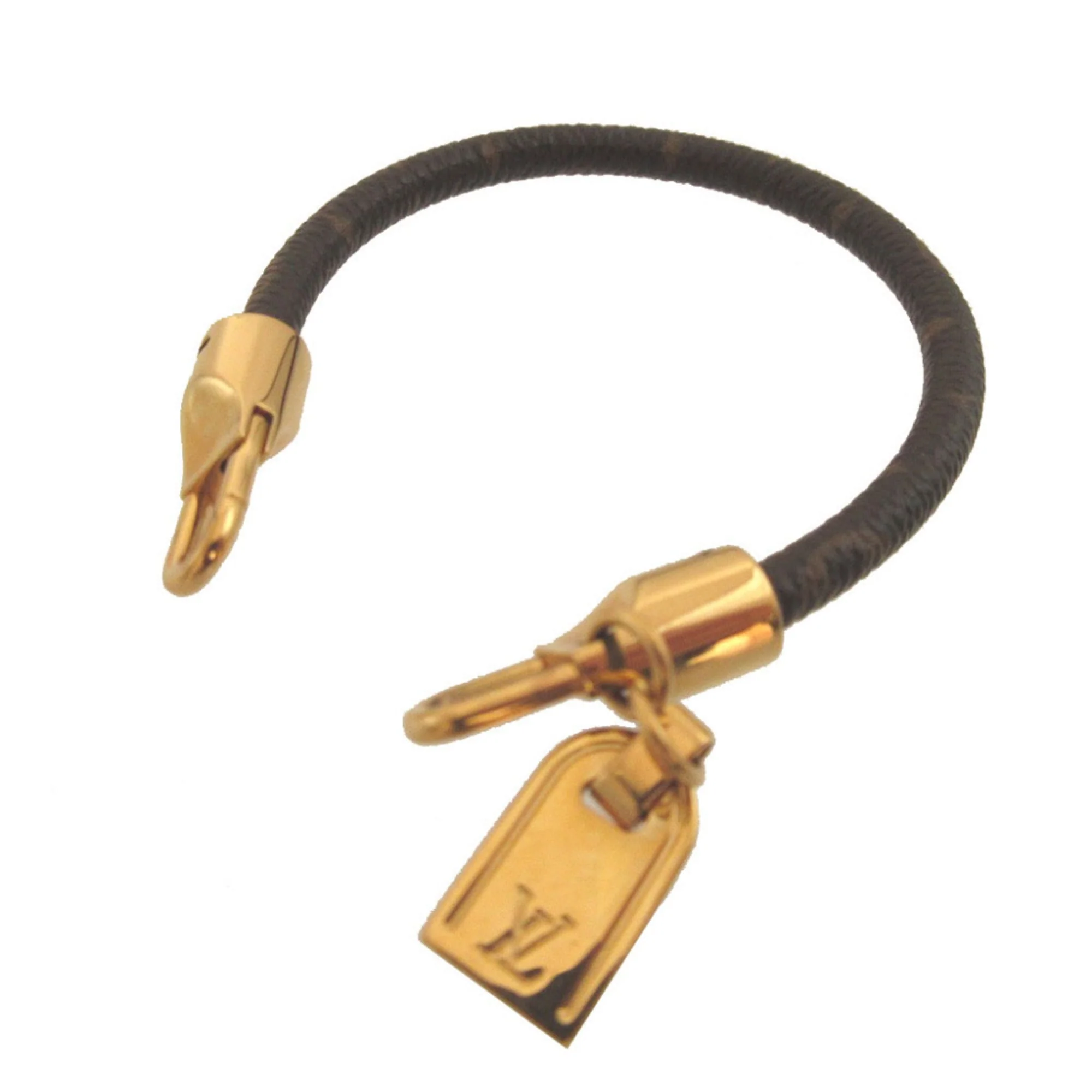 Monogram Bracelet Brown and Gold - Image 4