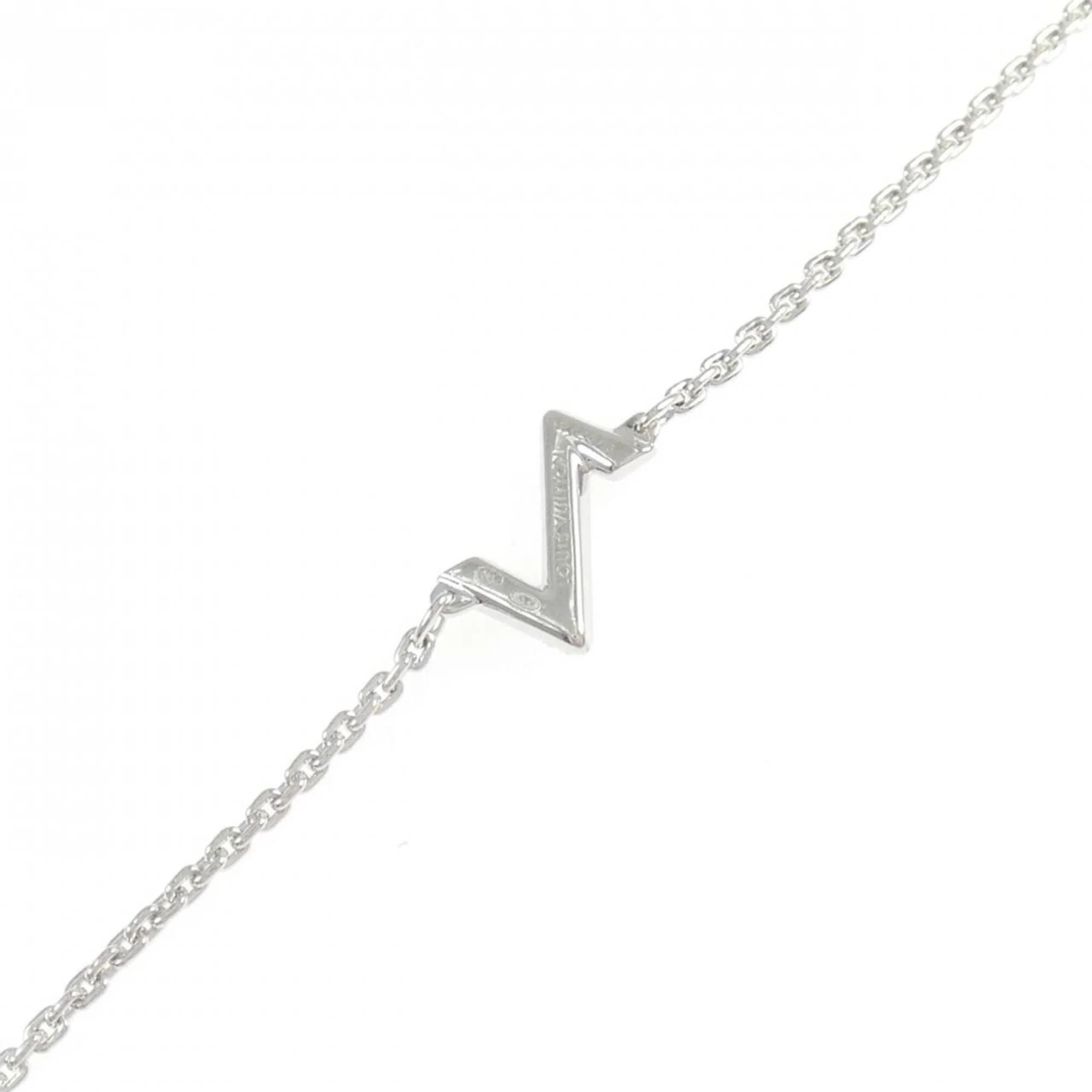 Upside Down Charm Bracelet 18K White Gold with Diamond - Image 2