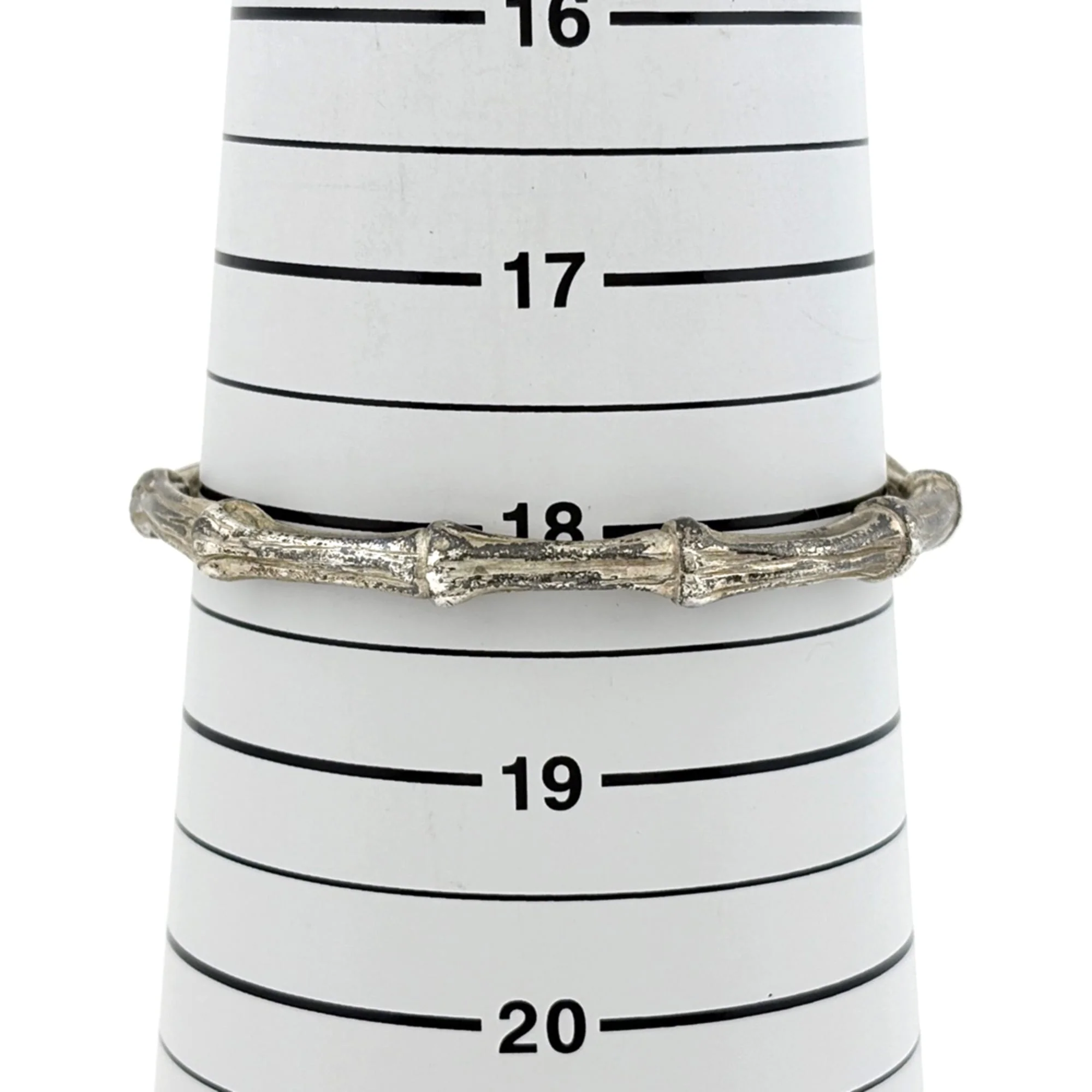 Bamboo Bracelet Sterling Silver - Image 5