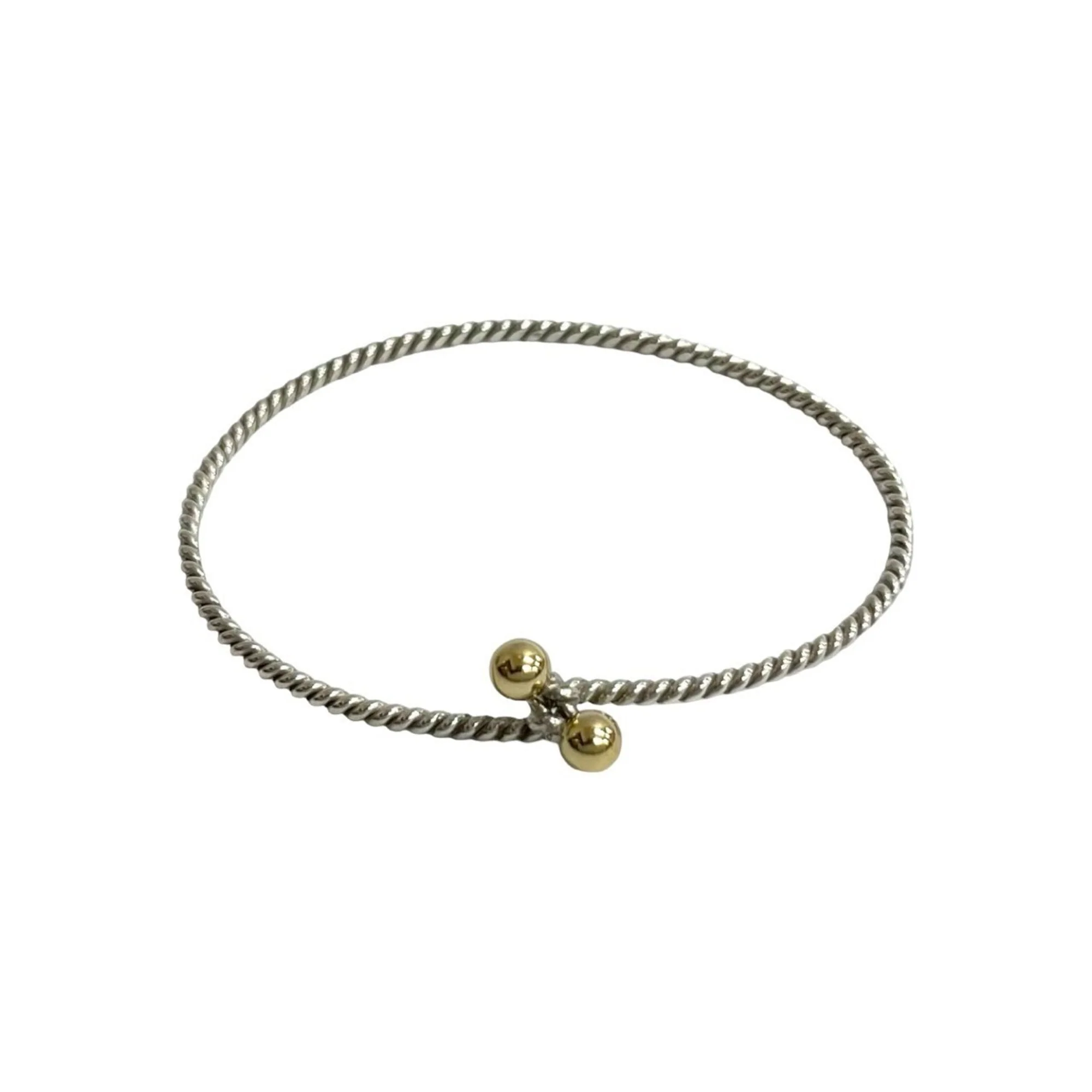 Charm Bracelet 18K Gold and Sterling Silver