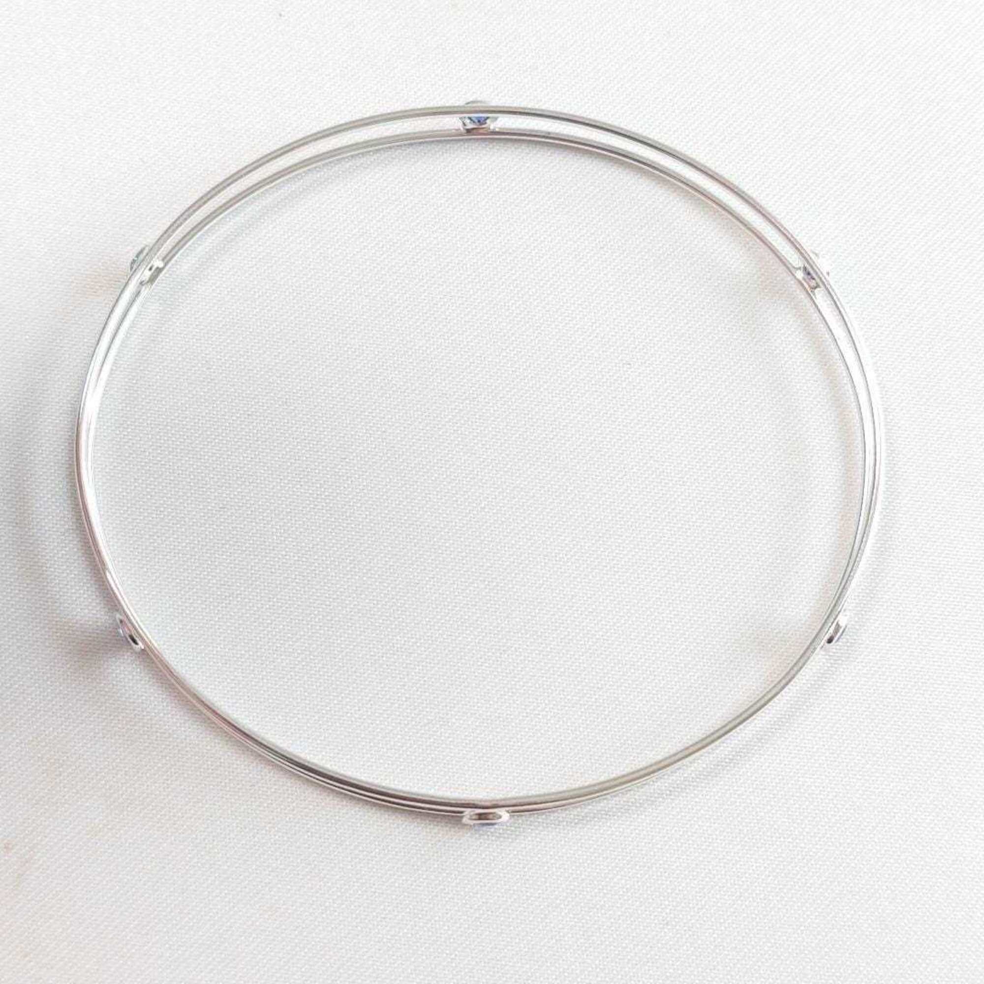 Double Wire Bracelet 18K White Gold - Image 3