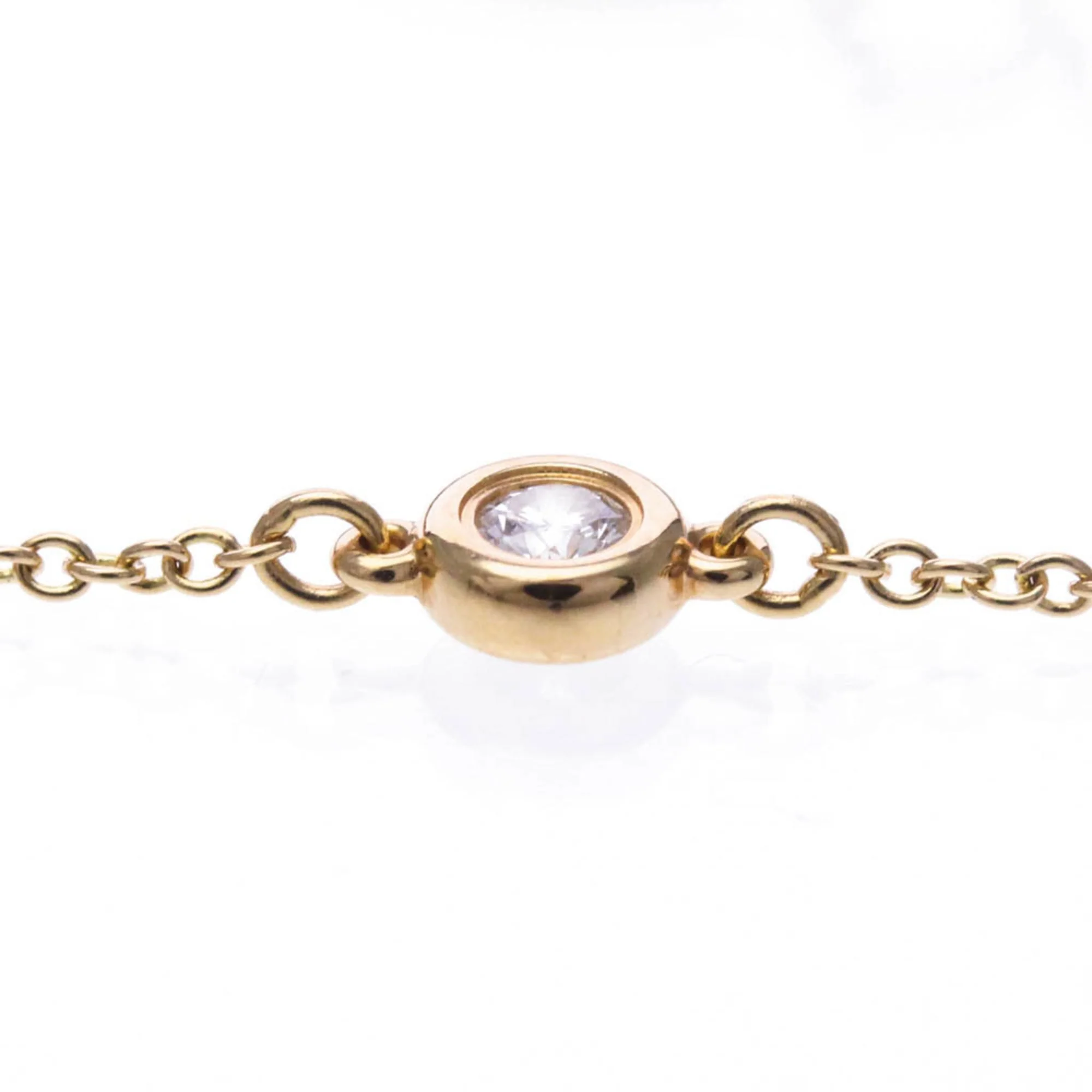 Elsa Peretti Diamonds By The Yard Pendant Necklace 18K Rose Gold and Diamond - Image 2