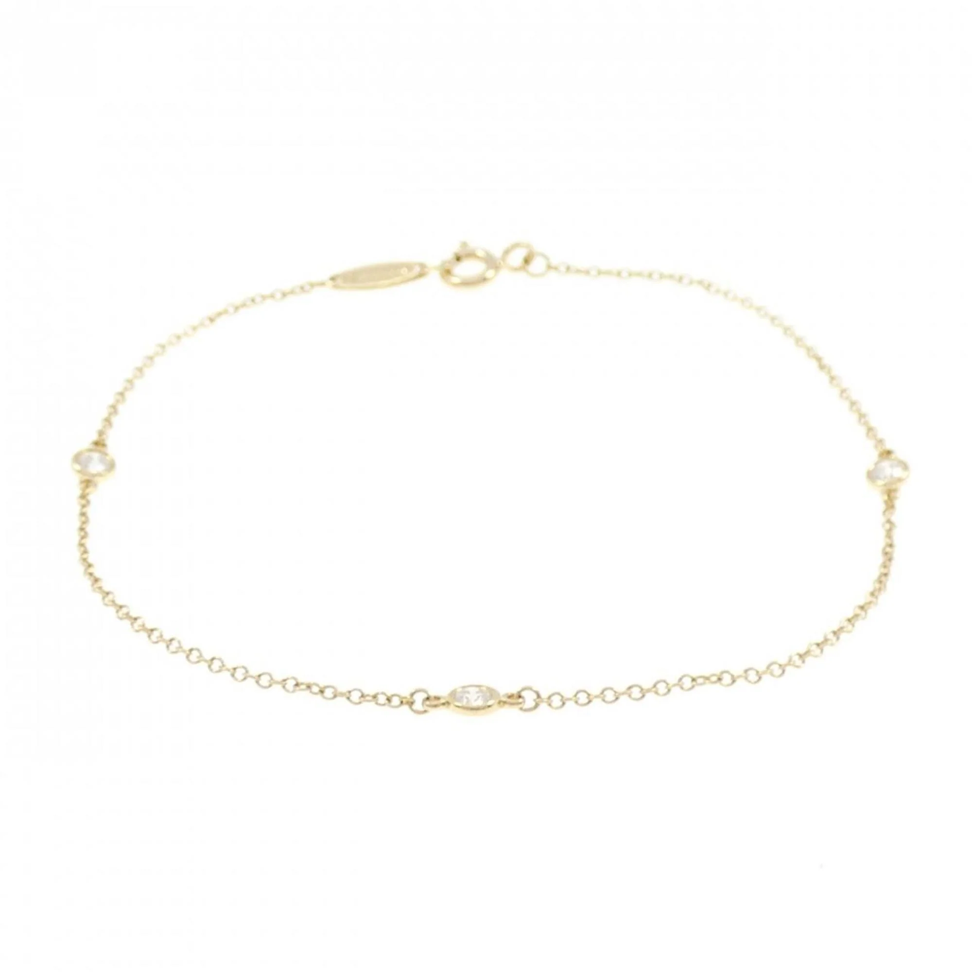Elsa Peretti Diamonds By The Yard Pendant Necklace 18K Yellow Gold and Diamond - Image 3