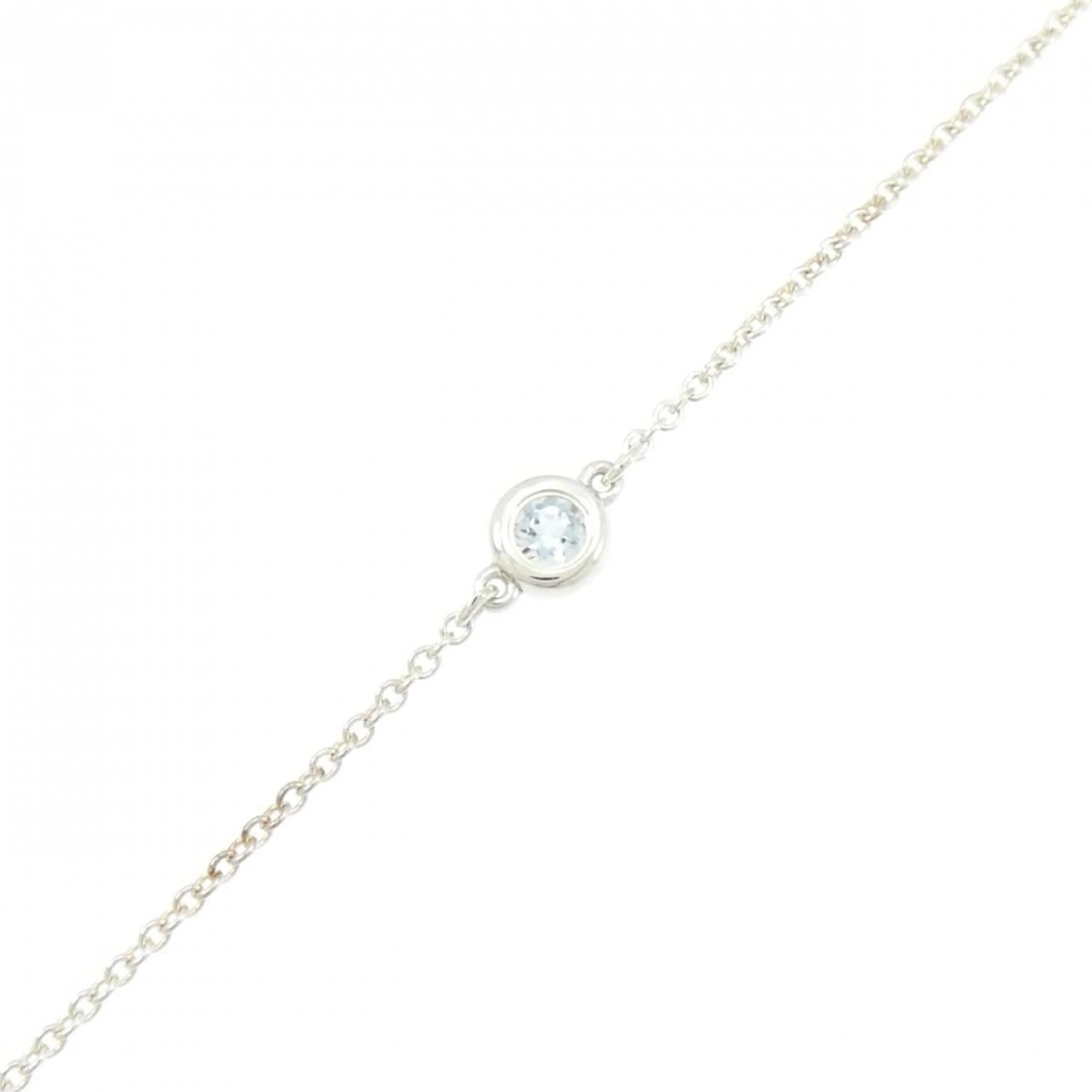 Elsa Peretti Diamonds By The Yard Pendant Necklace Sterling Silver