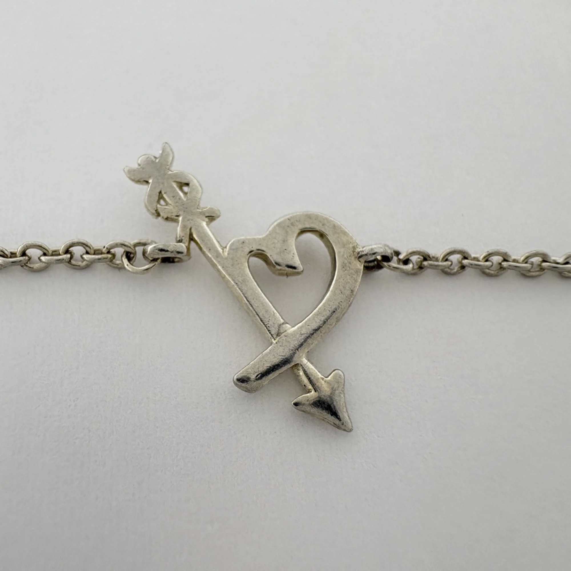Heart Motif Bracelet Sterling Silver - Image 2