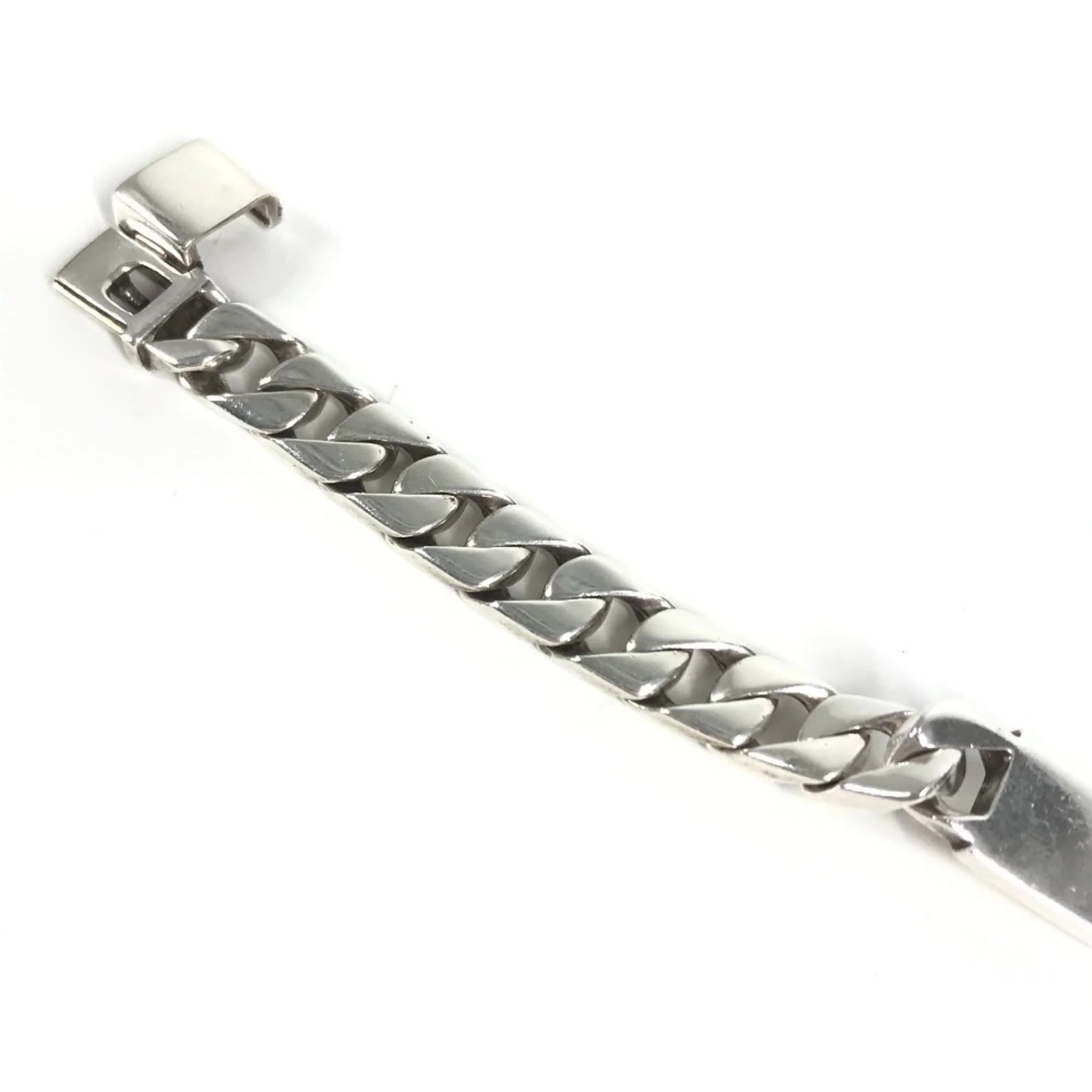 ID Plate Bracelet Sterling Silver - Image 9
