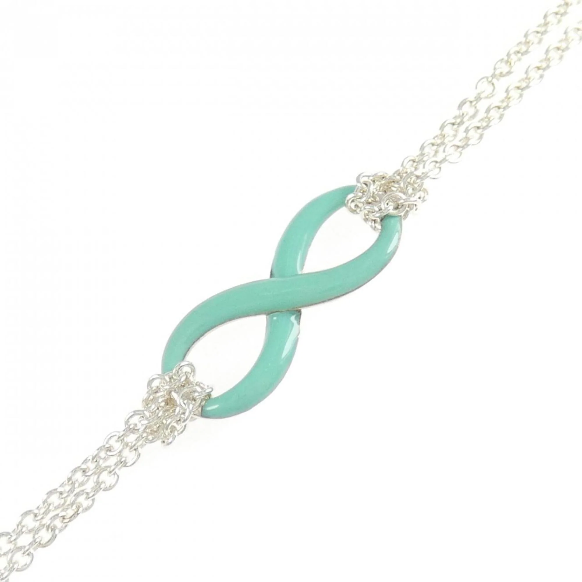 Infinity Bracelet Resin and Sterling Silver