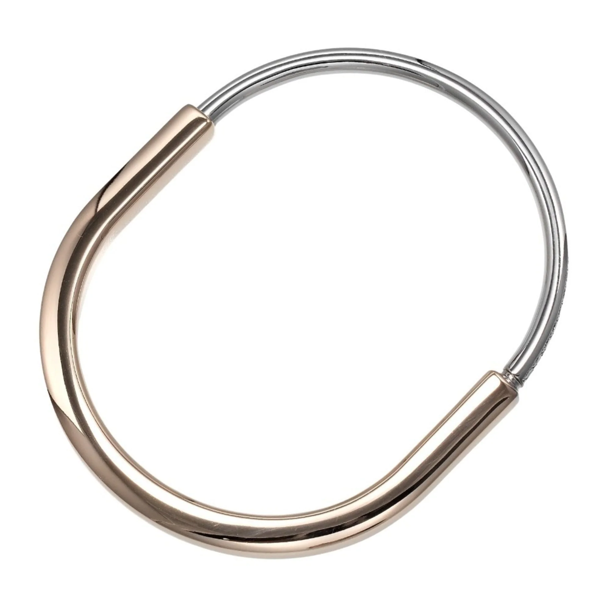 Lock Bracelet 18K Rose Gold and 18K White Gold - Image 3
