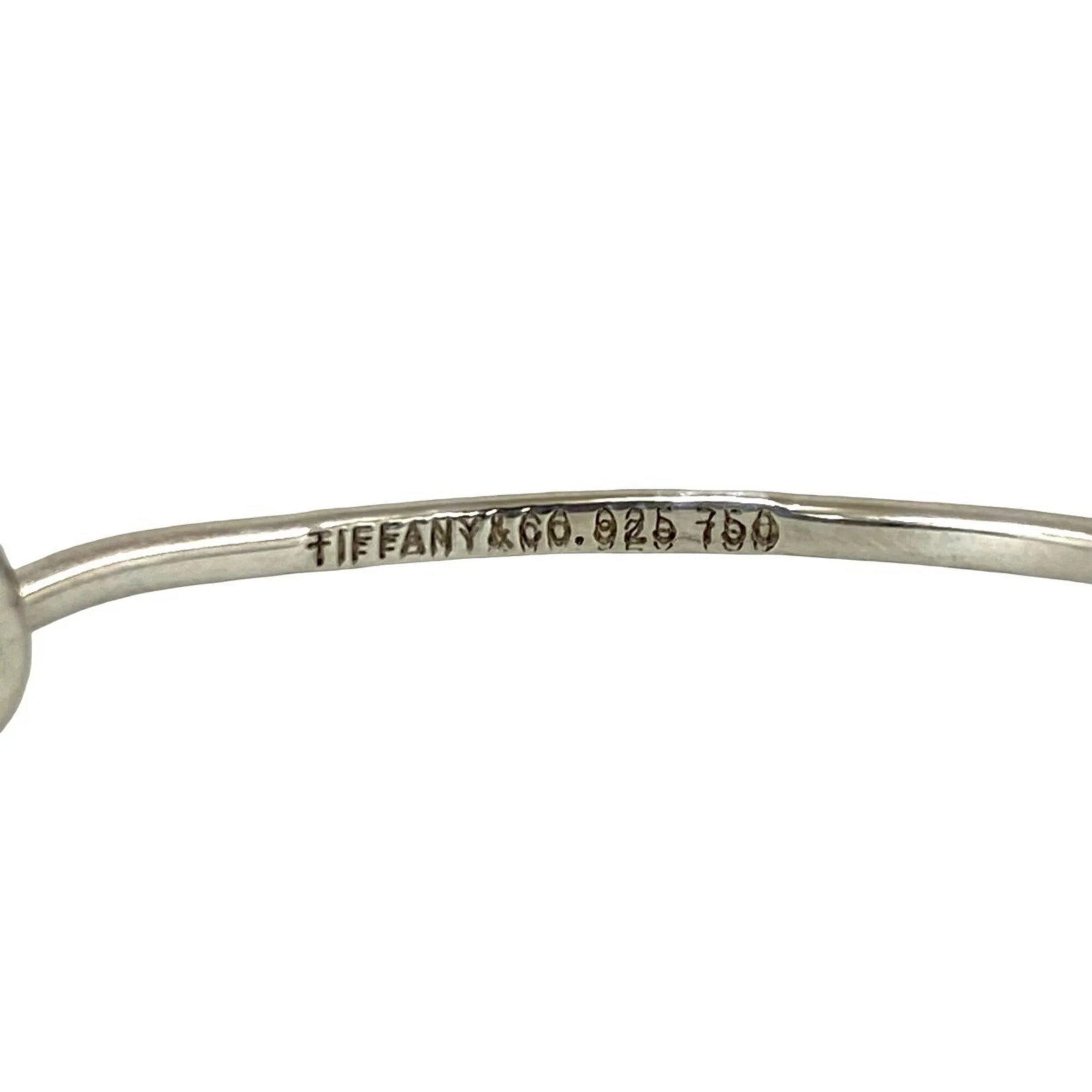 Love Knot Bangle Bracelet 18K Gold and Sterling Silver - Image 3
