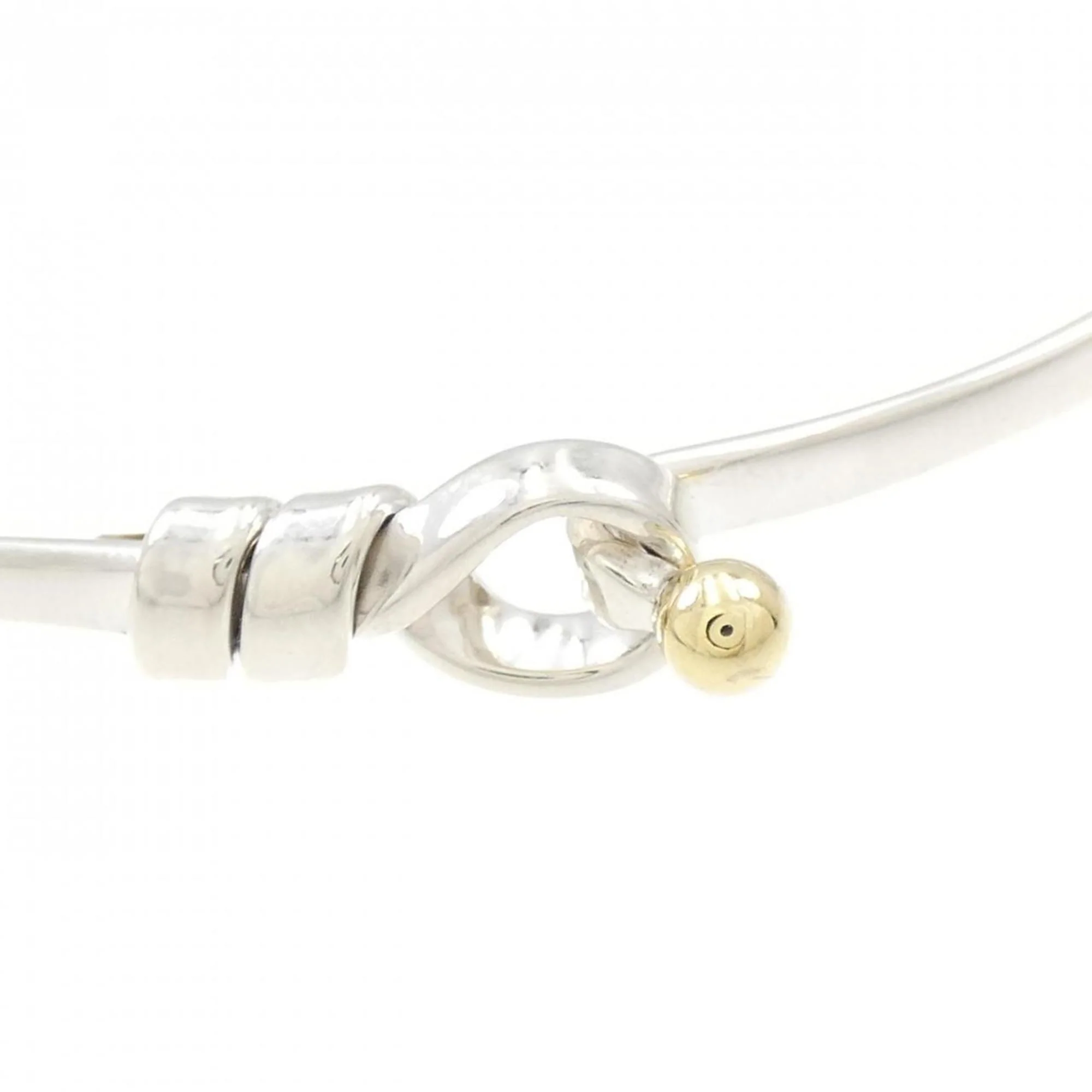 Love Knot Bracelet Sterling Silver and 18K Yellow Gold - Image 2