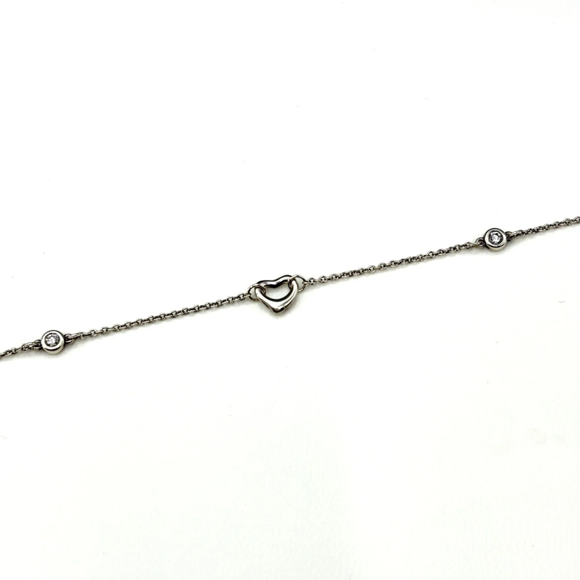Open Heart Bracelet Sterling Silver - Image 2