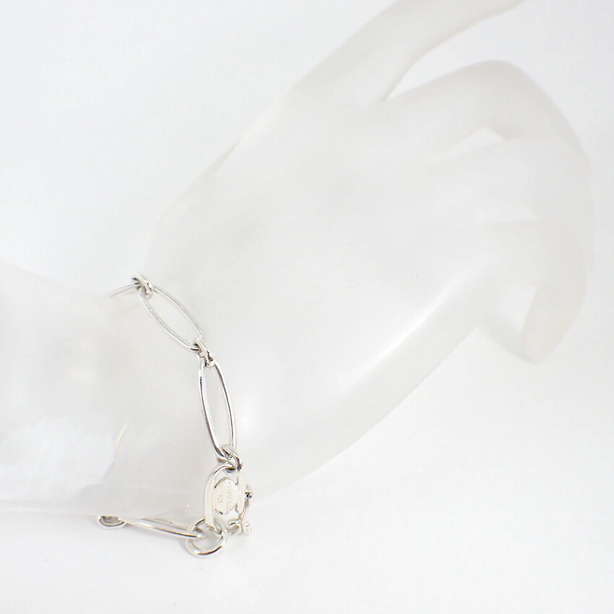 Oval Link Chain Bracelet Sterling Silver - Image 3