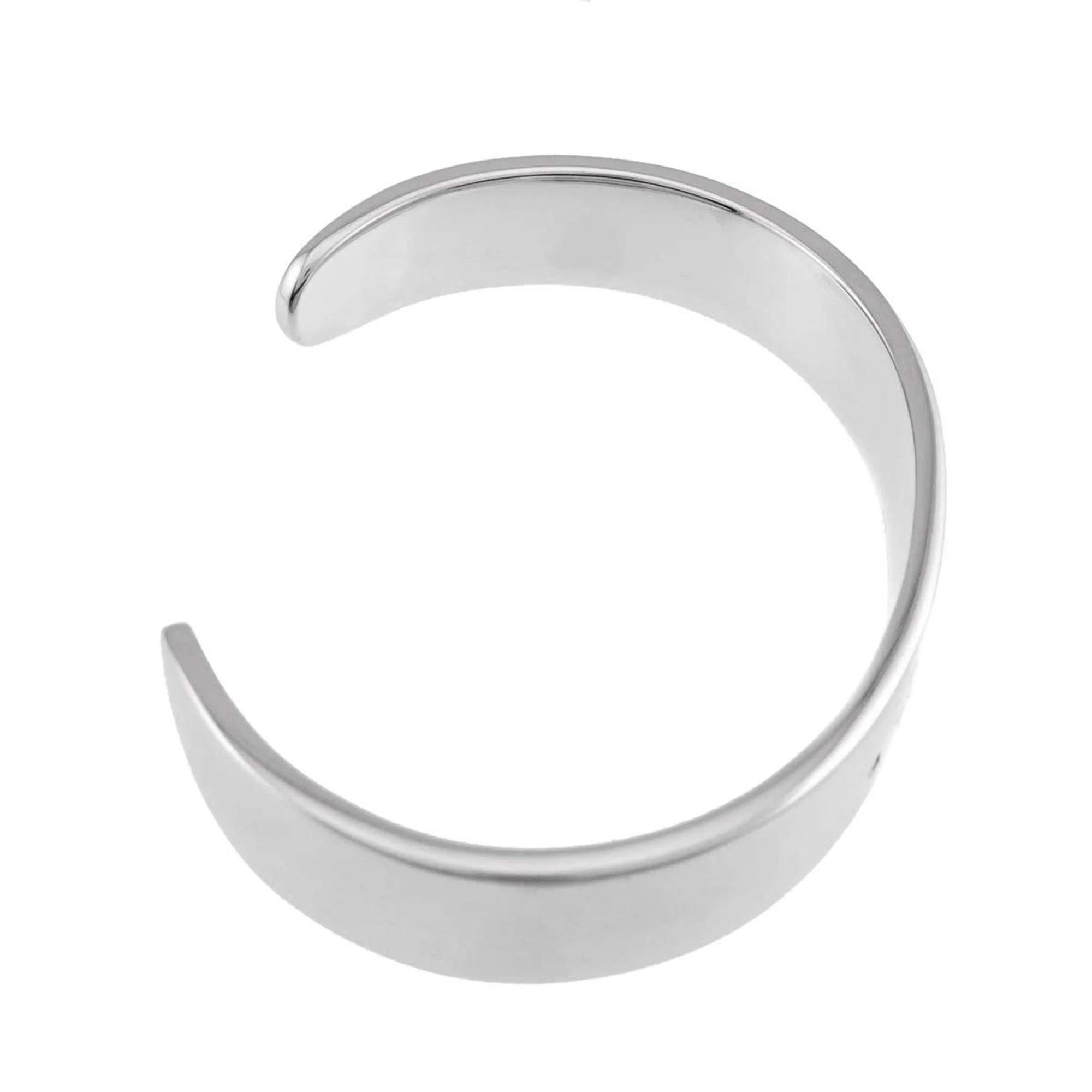 Return To Narrow Cuff Bracelet Sterling Silver with Diamond - Image 5