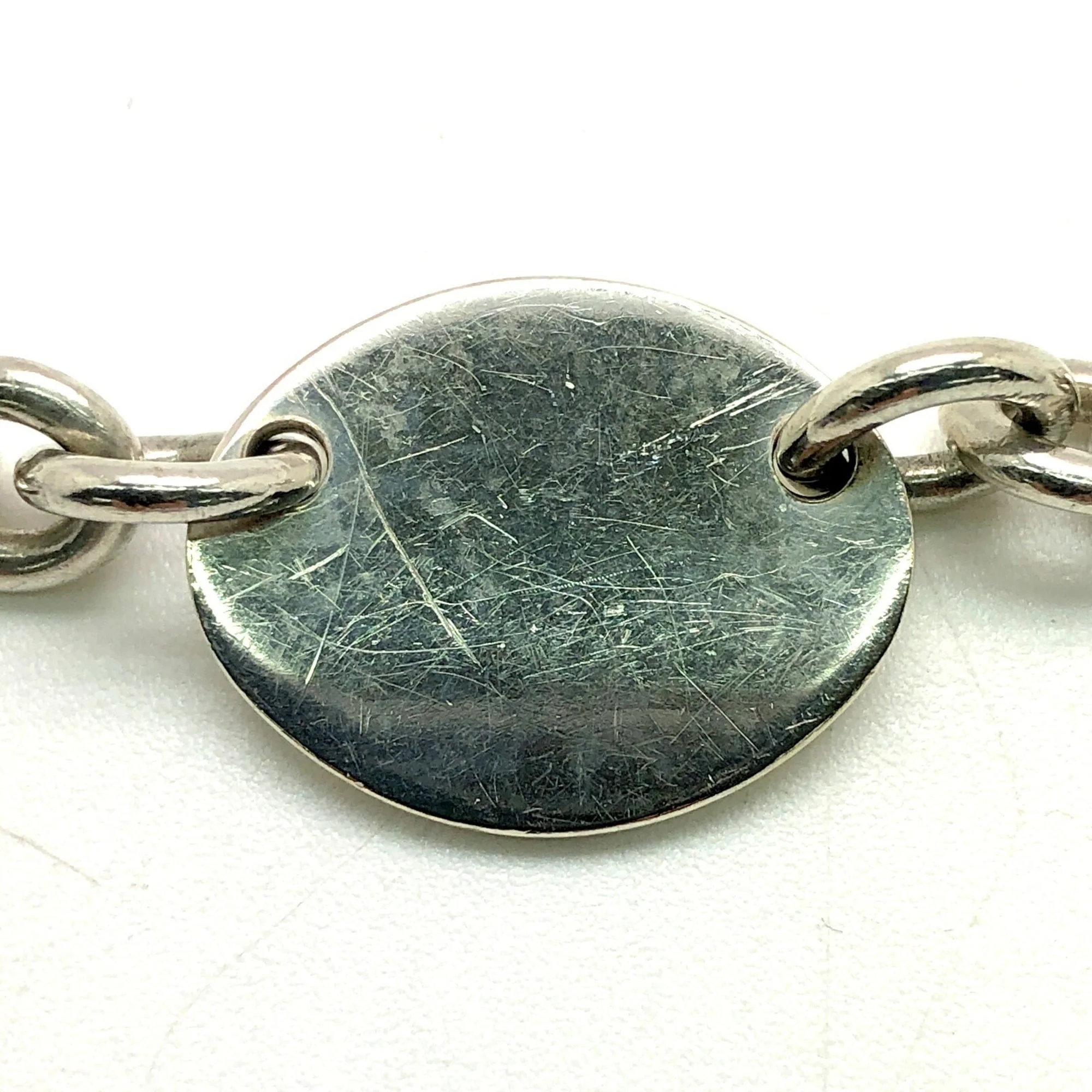Return To Tiffany Chain Oval Bracelet Sterling Silver - Image 5