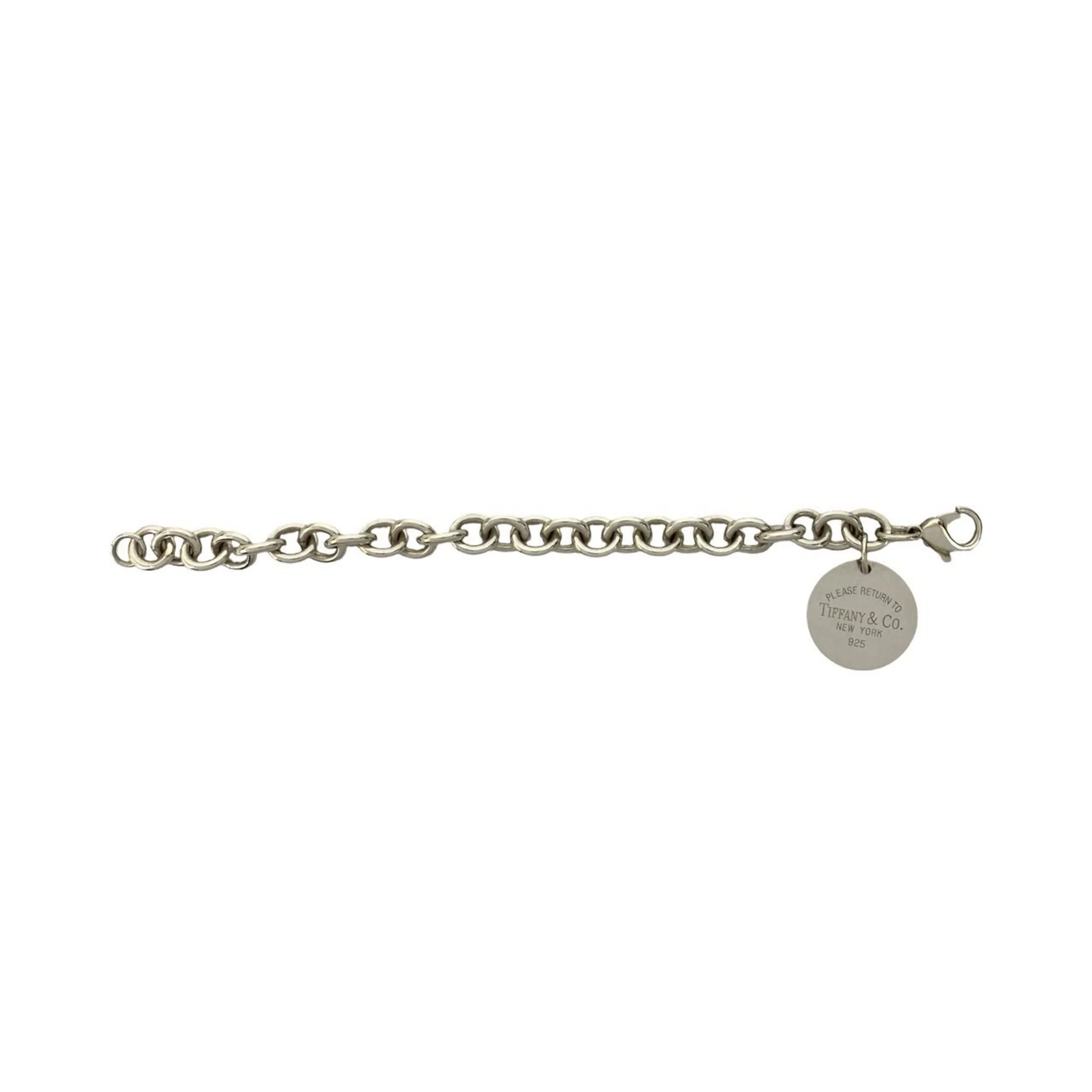 Round Tag Bracelet Sterling Silver - Image 5