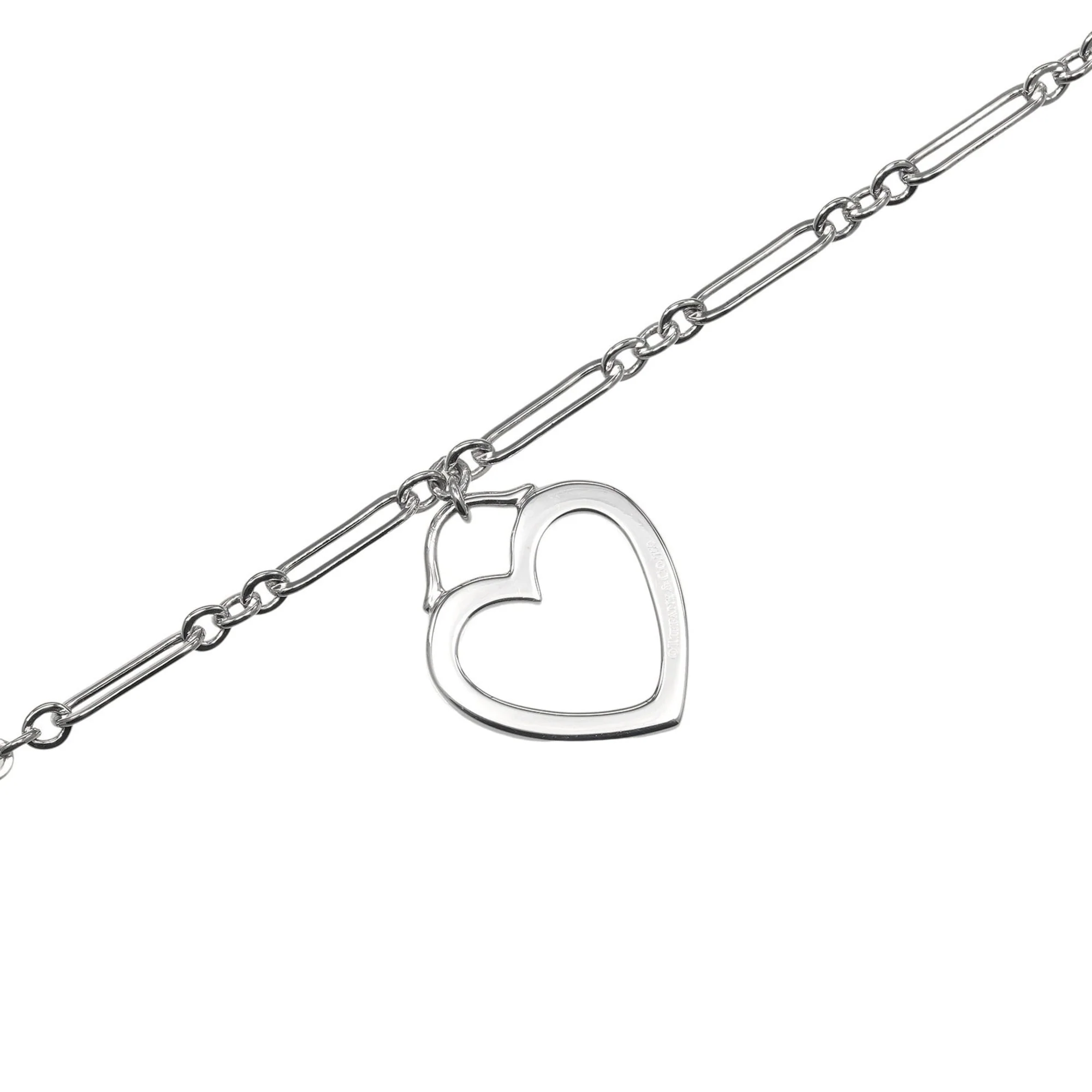 Sentimental Heart Bracelet 18K White Gold - Image 5