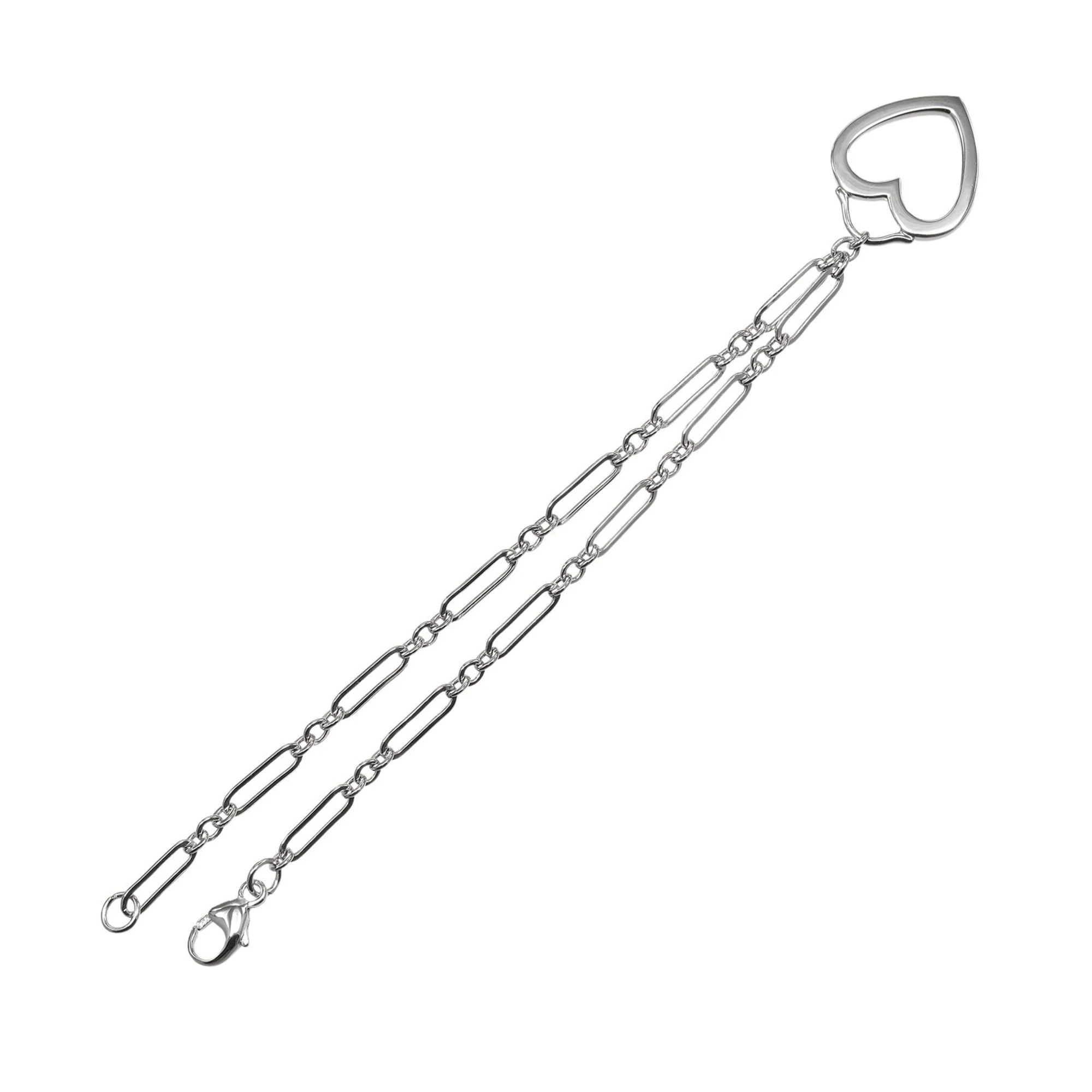 Sentimental Heart Bracelet 18K White Gold - Image 8