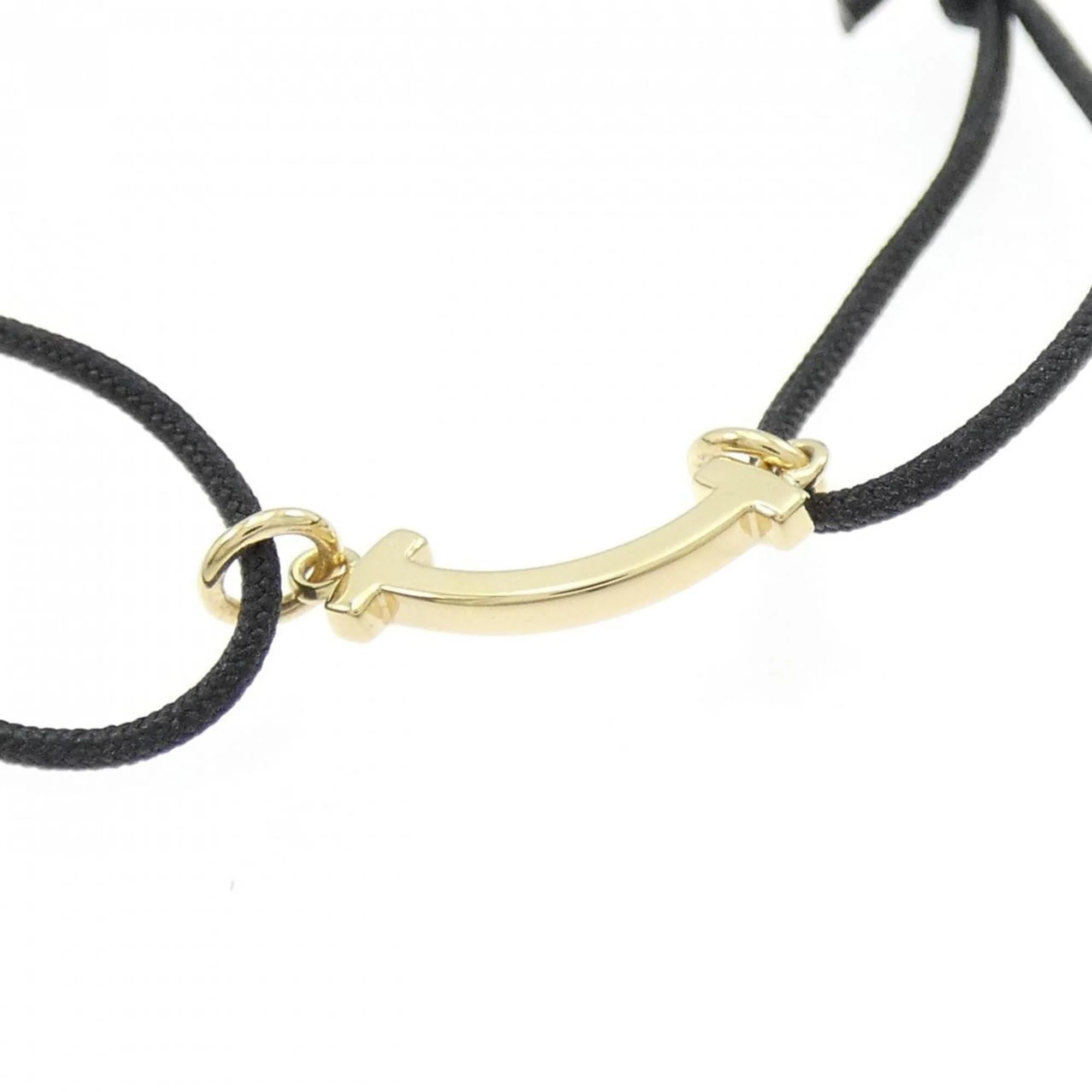 T Smile Pendant Necklace 18K Yellow Gold - Image 2