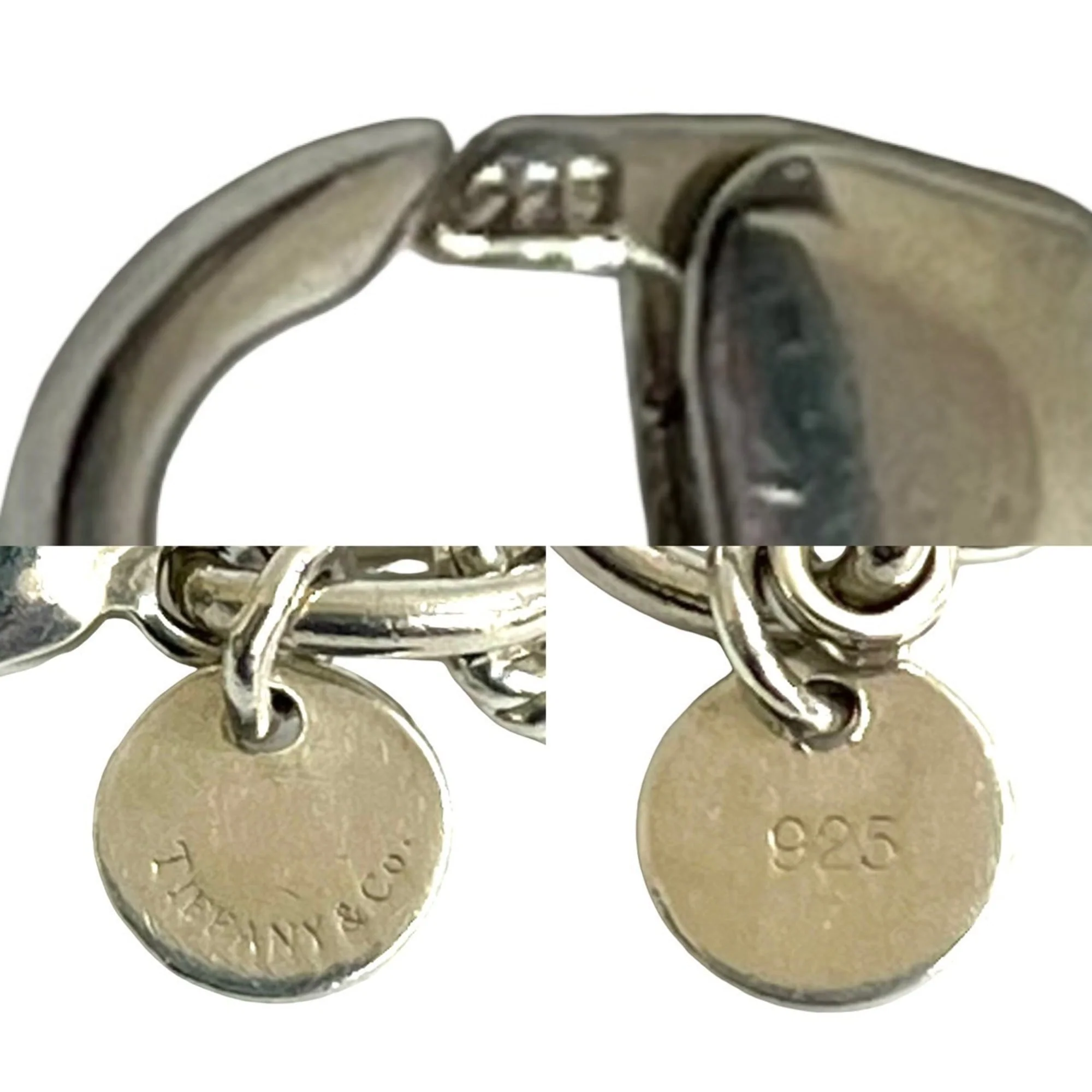Twist Rope Link Bangle Sterling Silver Bracelet - Image 3