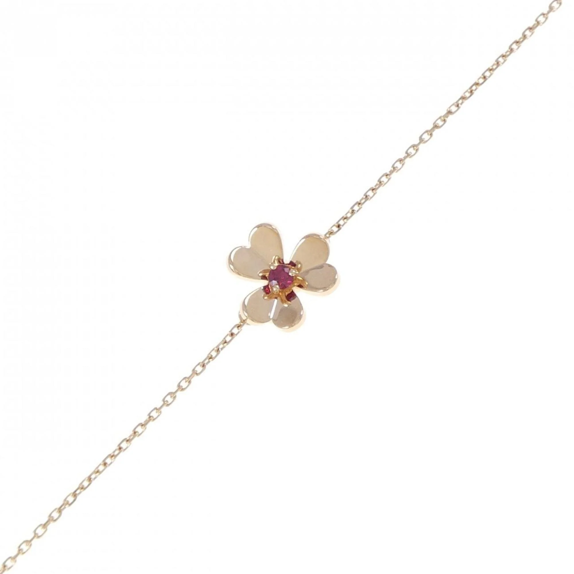Frivole Bracelet 18K Rose Gold Mini with Ruby