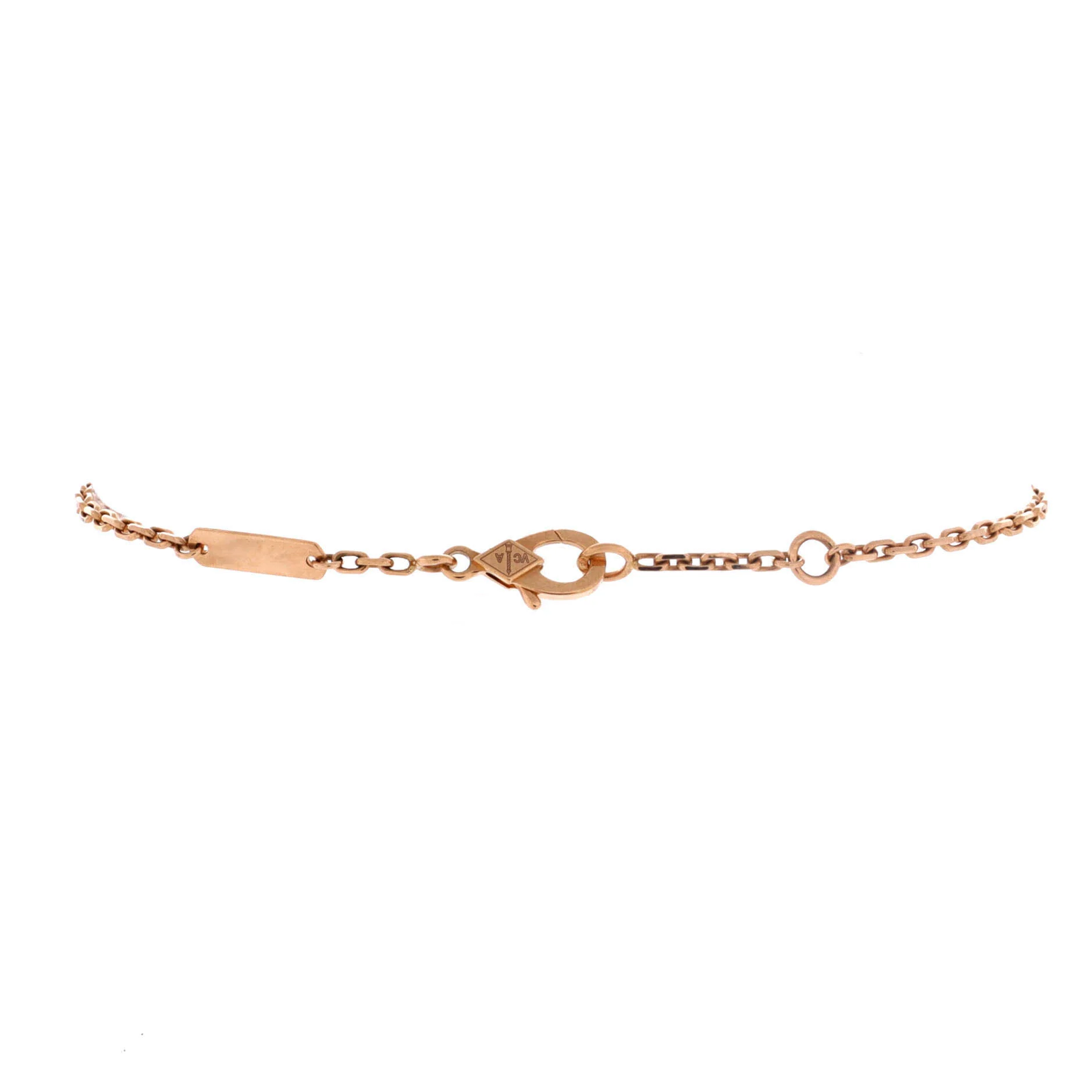 Lucky Spring Plum Blossom Bracelet 18K Rose Gold and Mother of Pearl - Image 3