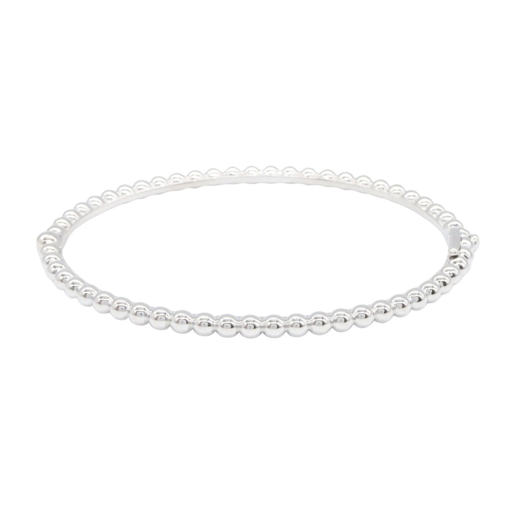 PerlŽe Bangle 18K White Gold Bracelet - Image 2