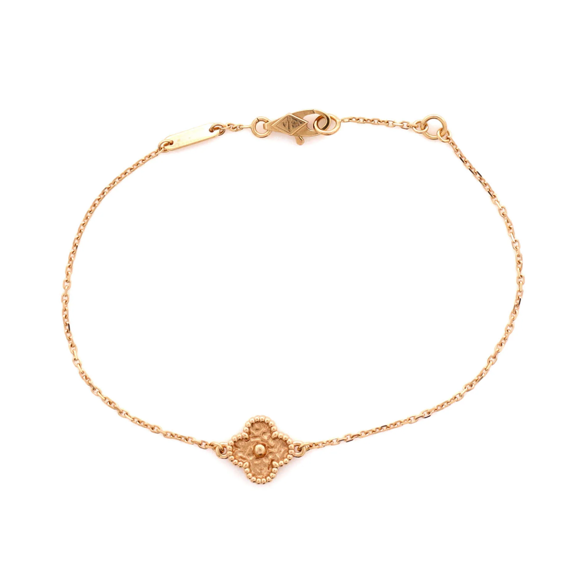 Sweet Alhambra Bracelet 18K Rose Gold