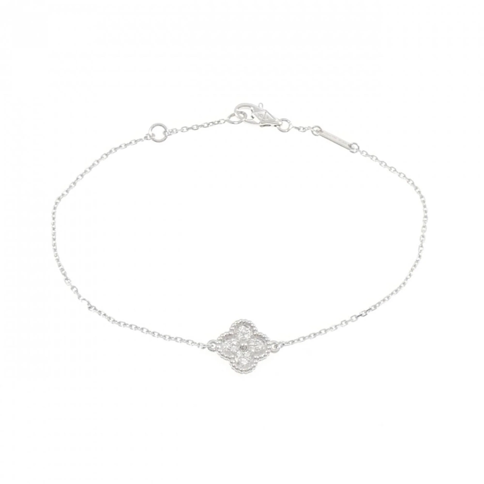 Sweet Alhambra Bracelet 18K White Gold - Image 3