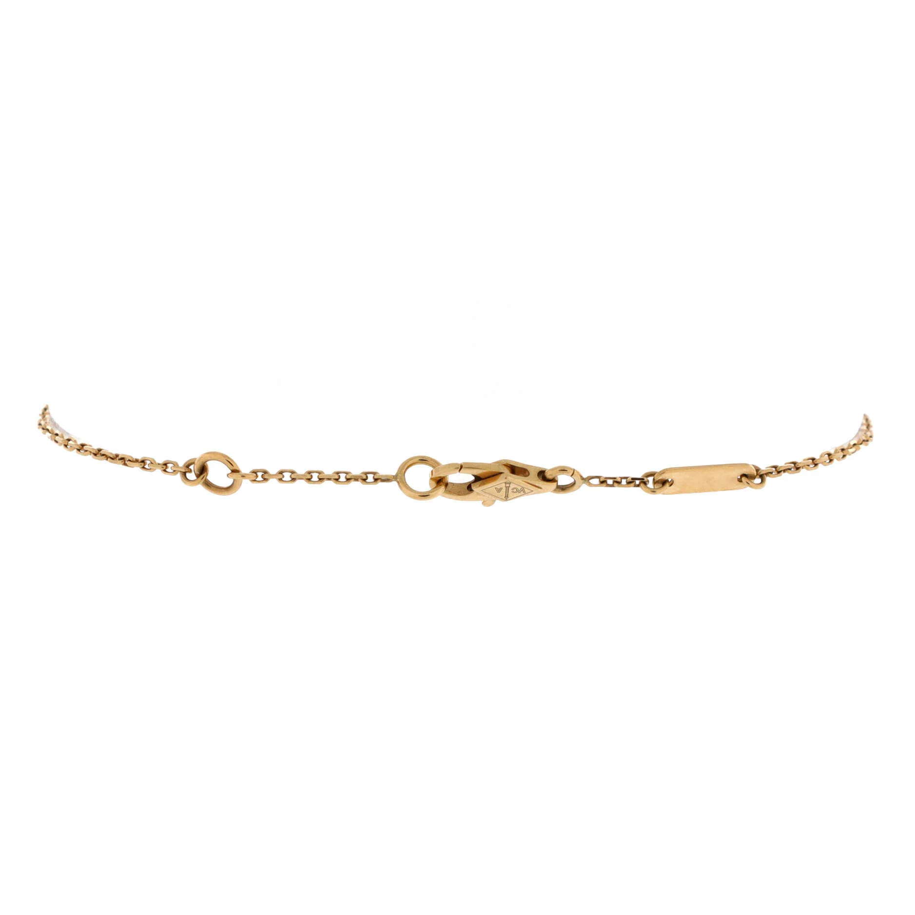 Sweet Alhambra Butterfly Bracelet 18K Yellow Gold and Mother of Pearl - Image 2