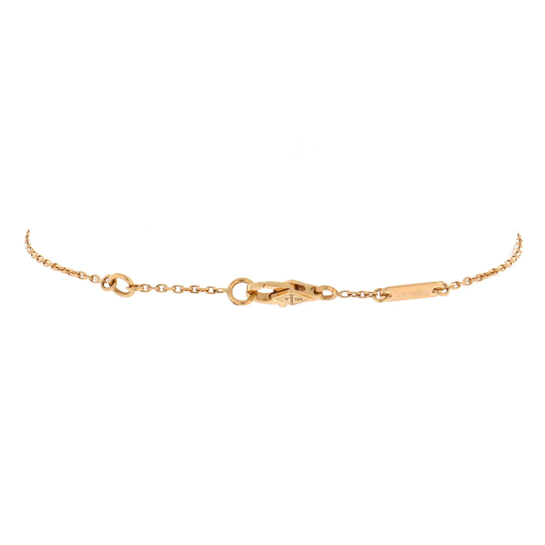 Sweet Alhambra Butterfly Bracelet 18K Yellow Gold and Mother of Pearl - Image 3