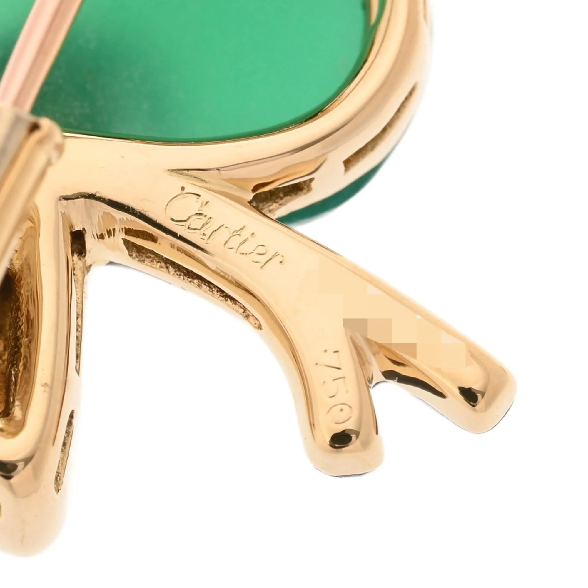 Vintage Brooch 18K Yellow Gold - Image 4