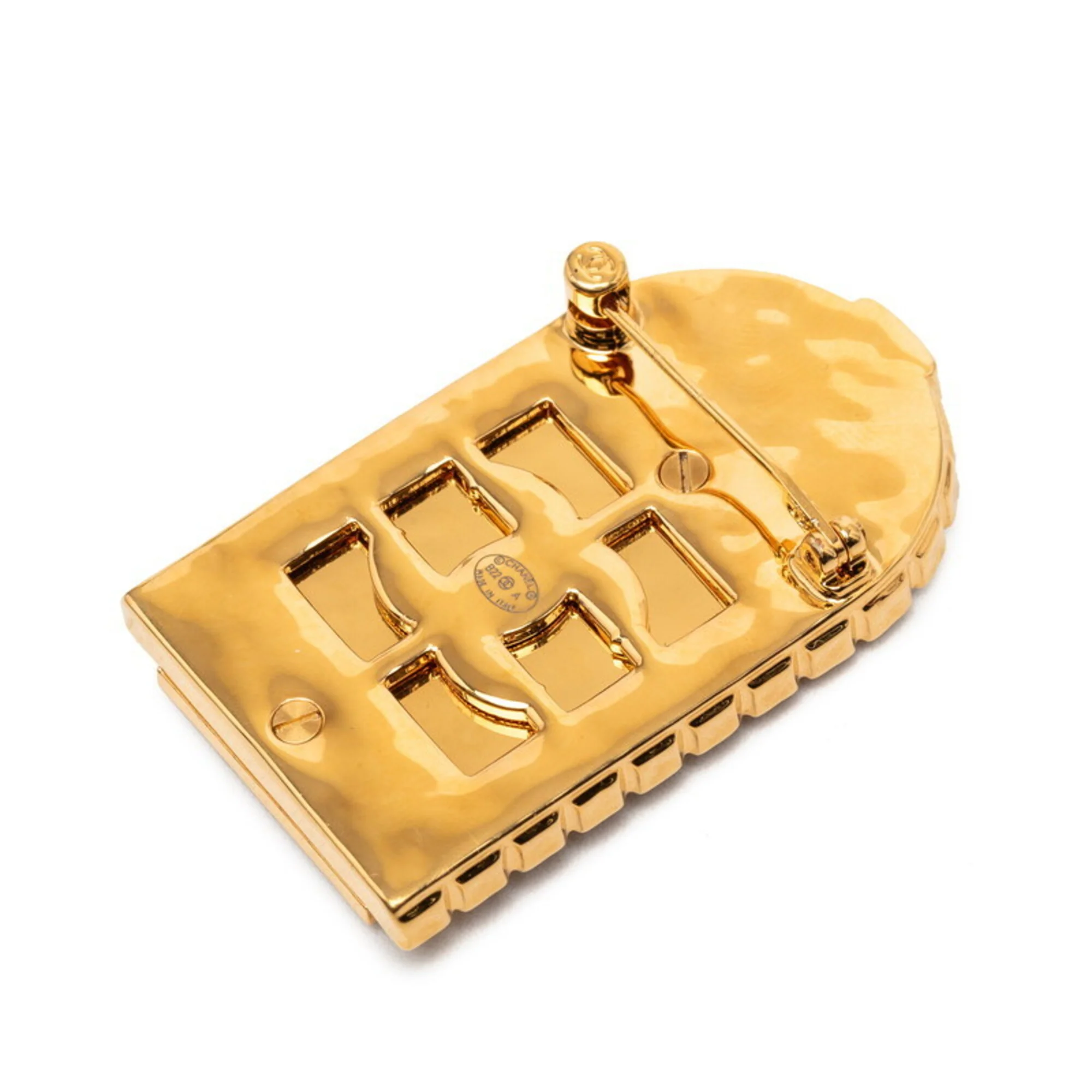 31 Le Cambon Door Motif Brooch Metal - Image 2