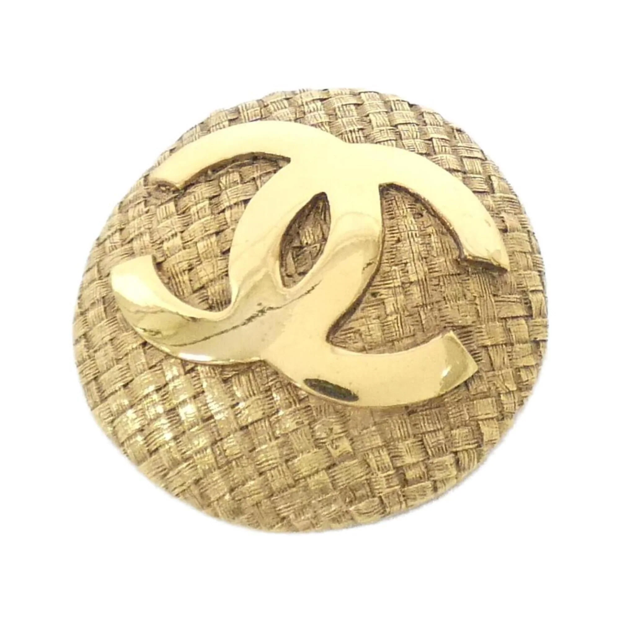 Brooch Gold-Tone Metal