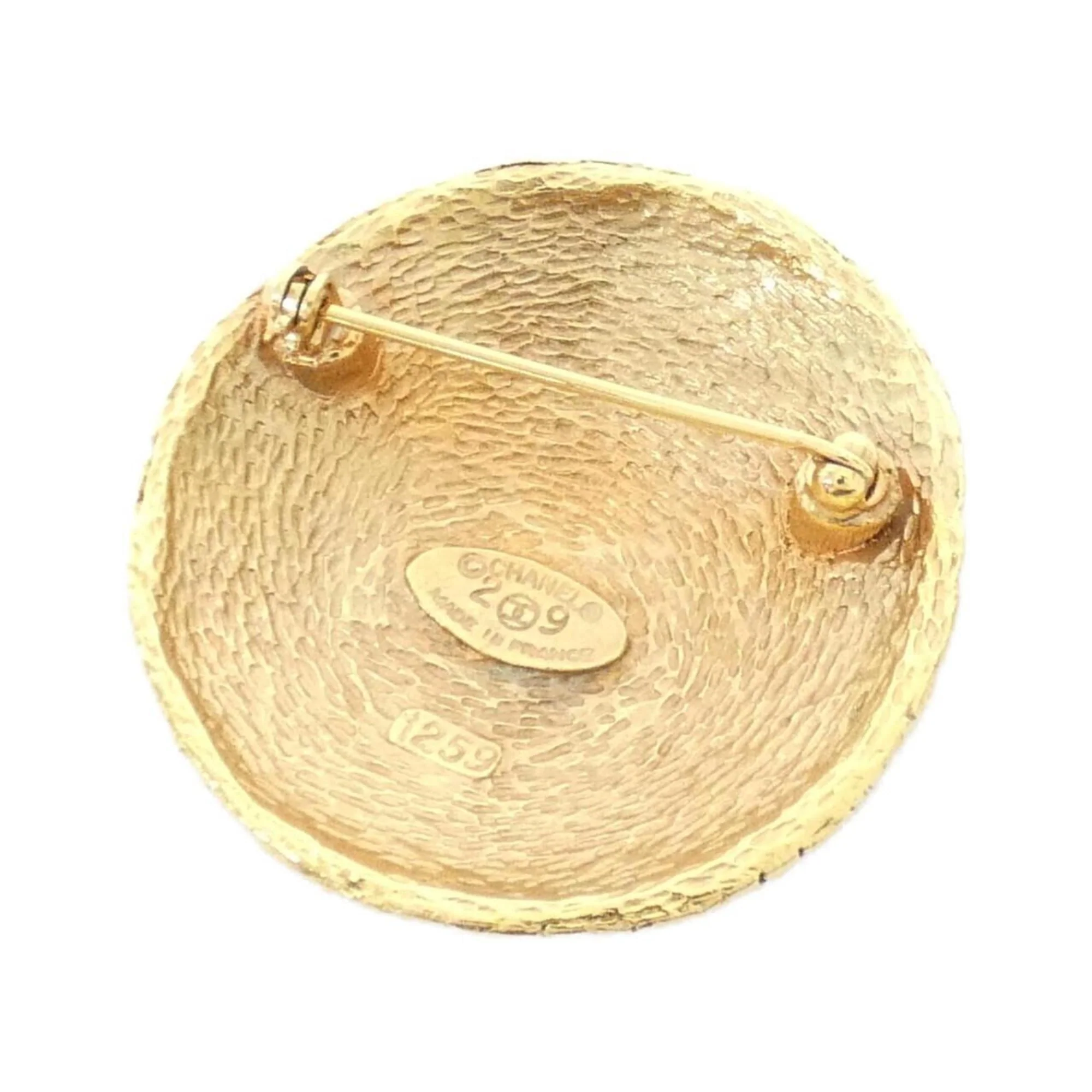Brooch Gold-Tone Metal - Image 2