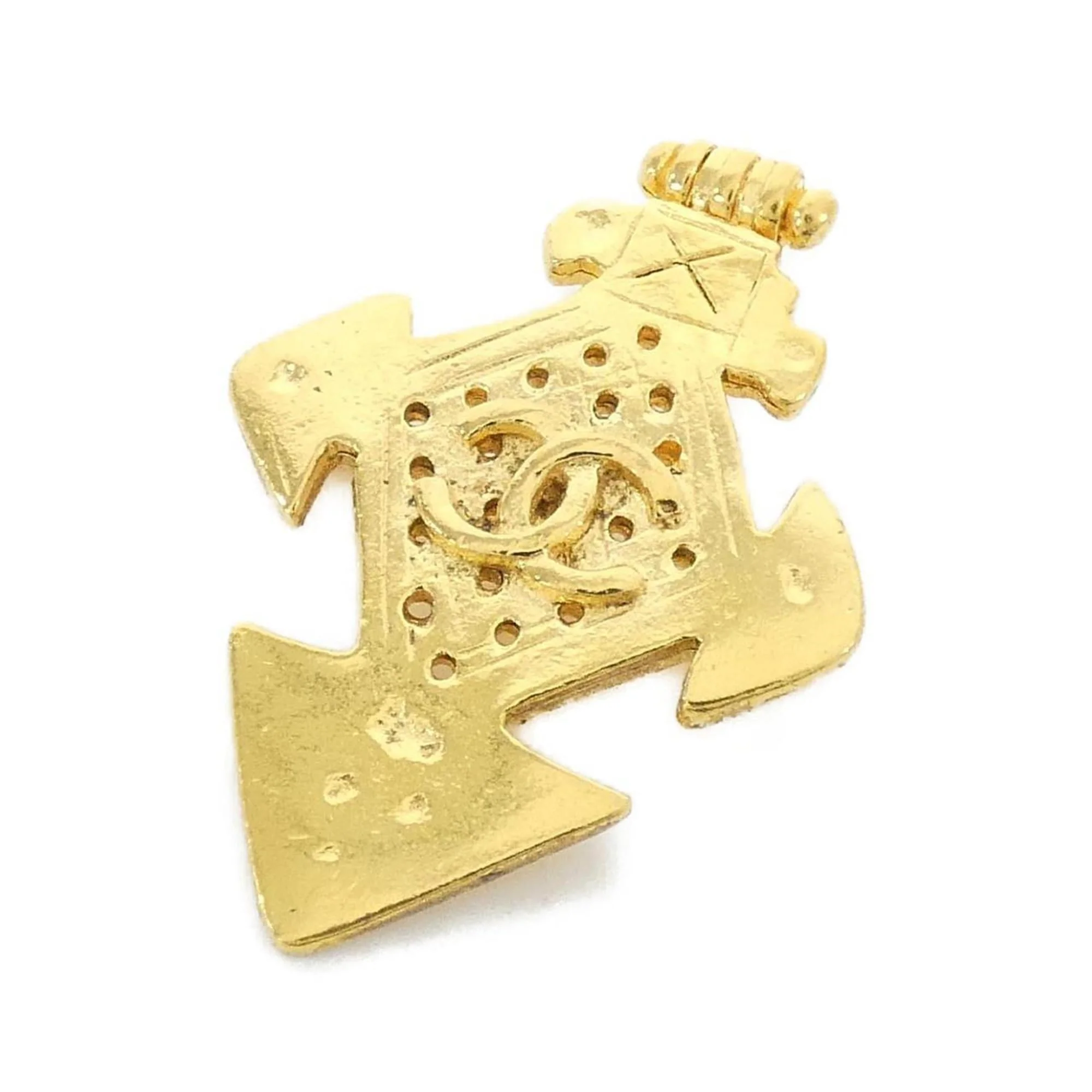 Brooch Gold-Tone Metal